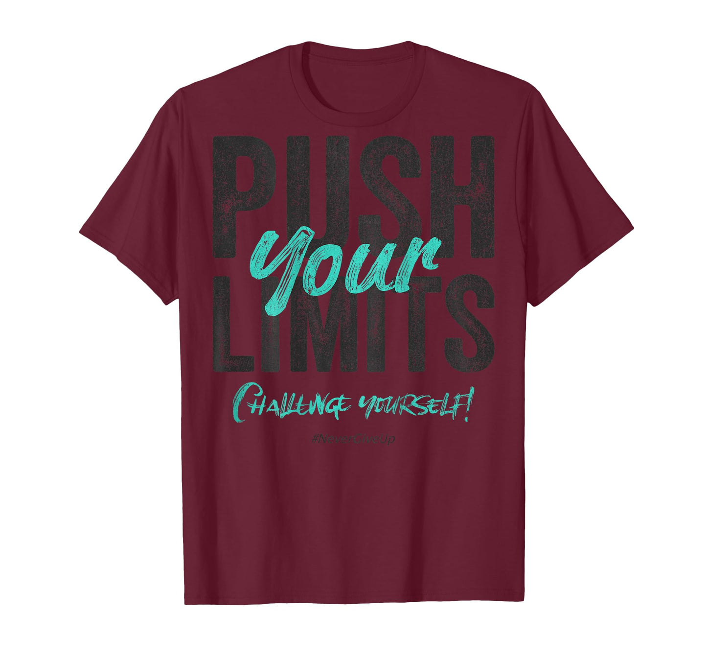 Fitness Quote Y2K Gym Training Back Print Yoga Sport Workout T-Shirt