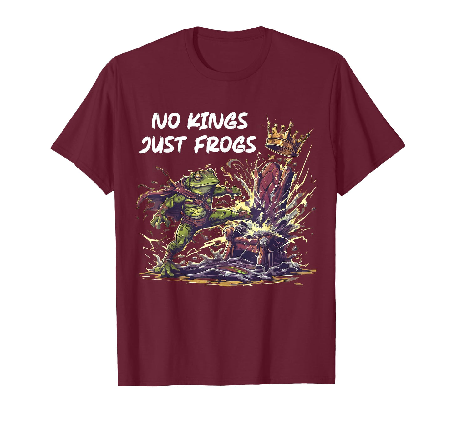 No Kings Just Frogs - Activist Protest Portland T-Shirt