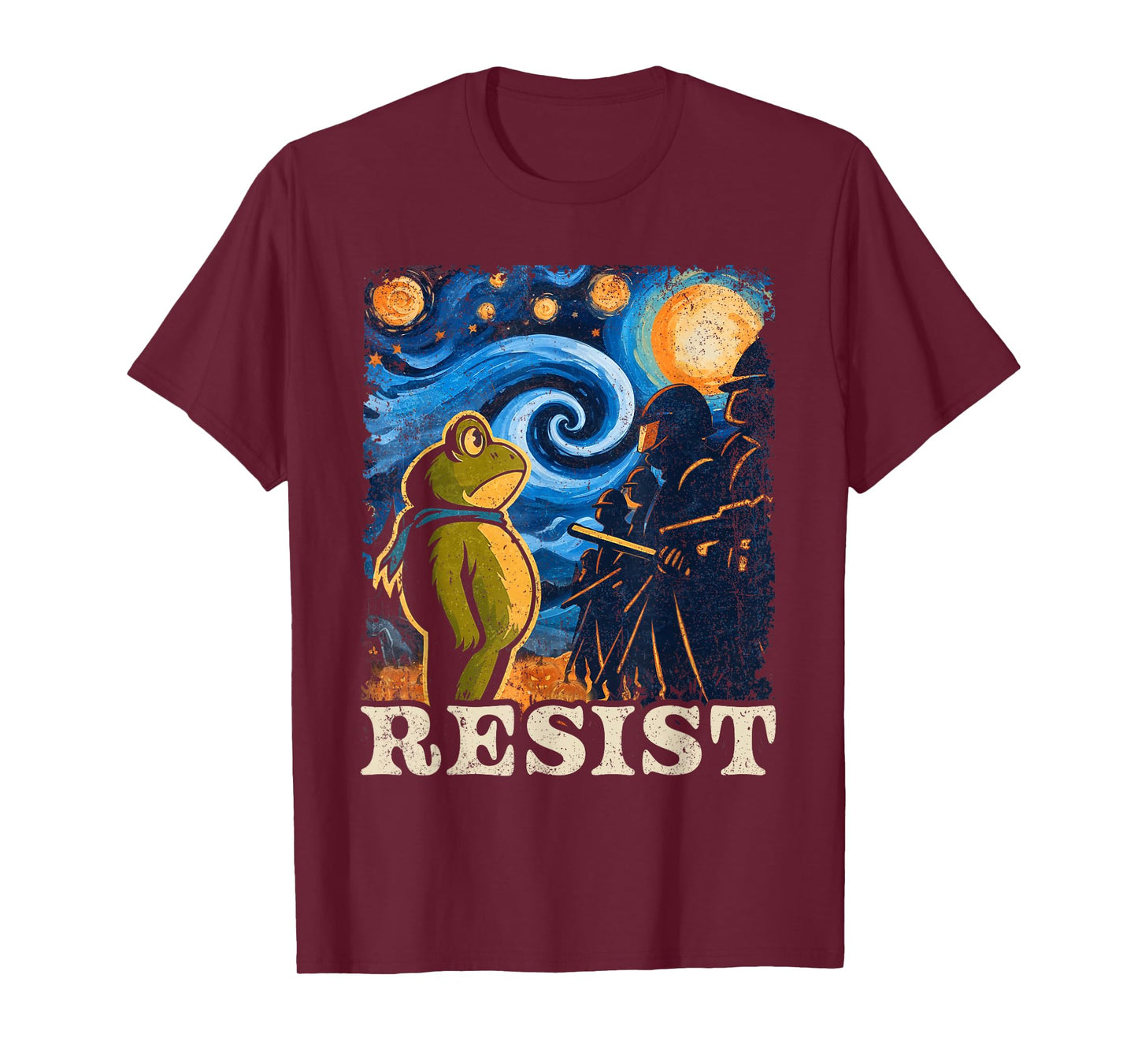 Portland Frog Resist Protest Hop Portland Frog Men Women T-Shirt