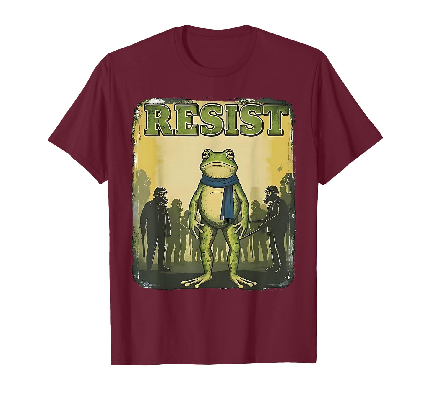 Portland Frog Resist Funny Protest No Kings Abolish Ice T-Shirt