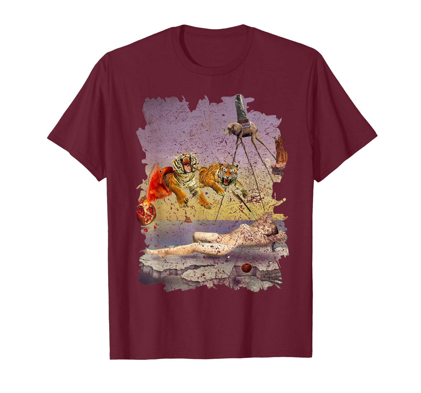 Dream Caused by the Flight of a Bee Famous Painting By Dali T-Shirt