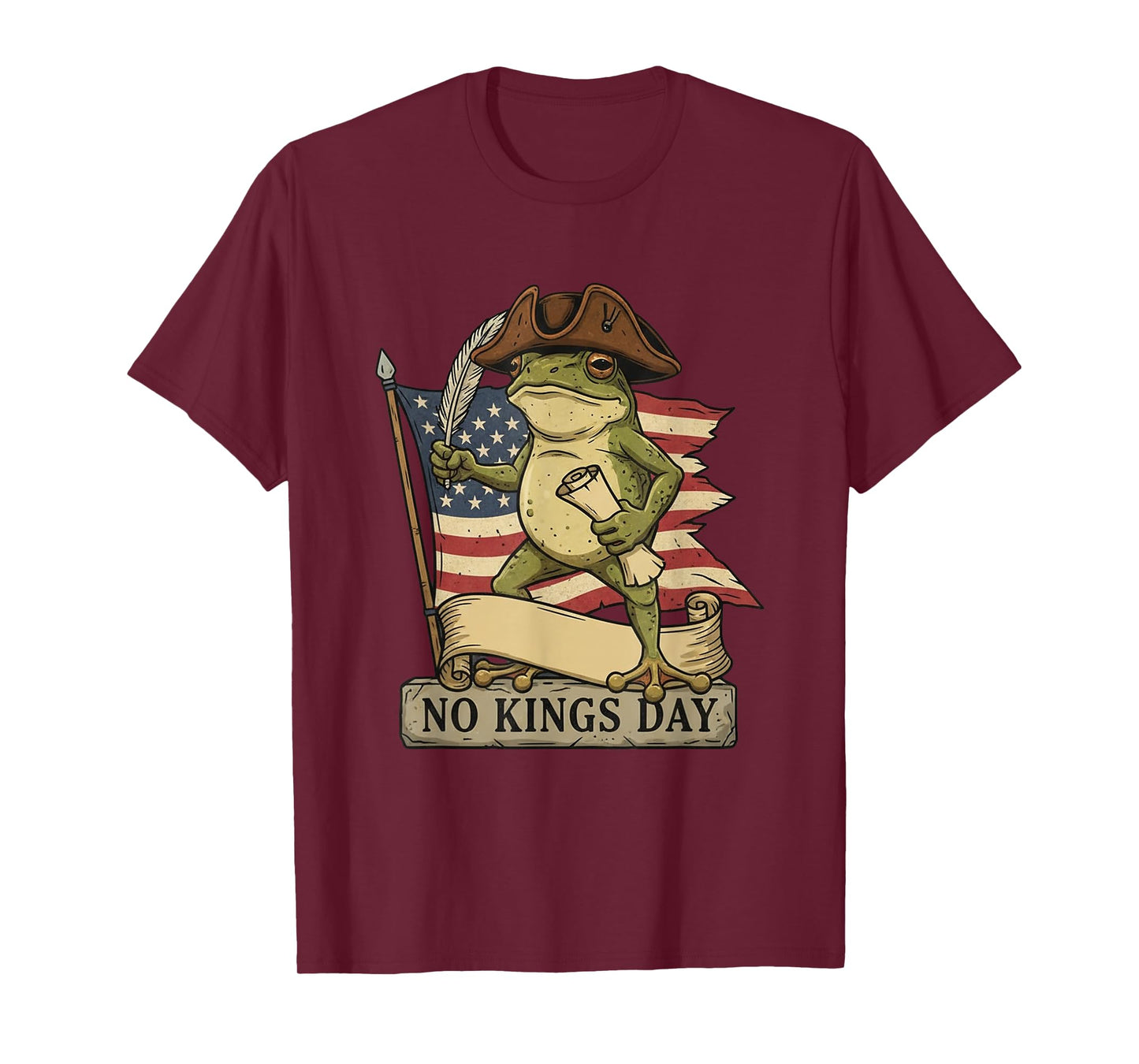 No Kings Day Portland Shirt Frog Protest T-Shirt