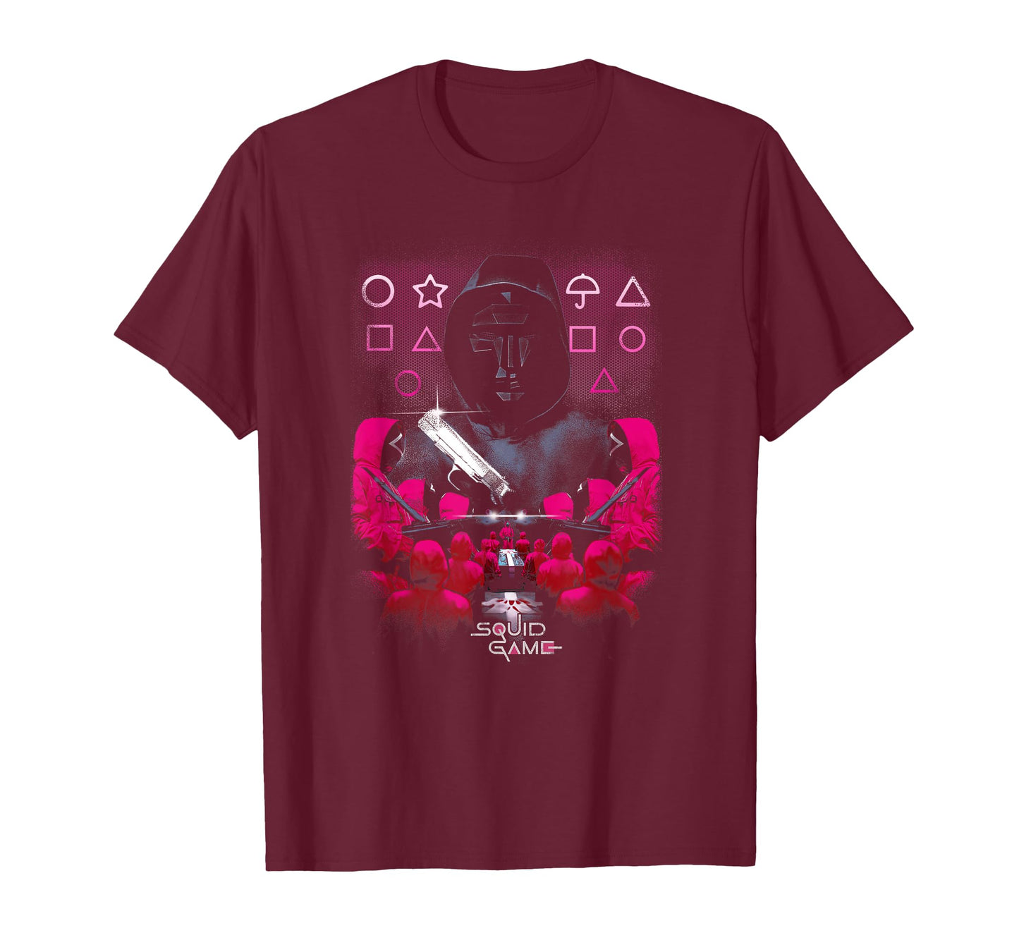 Squid Game Front Man Geometric Poster T-Shirt