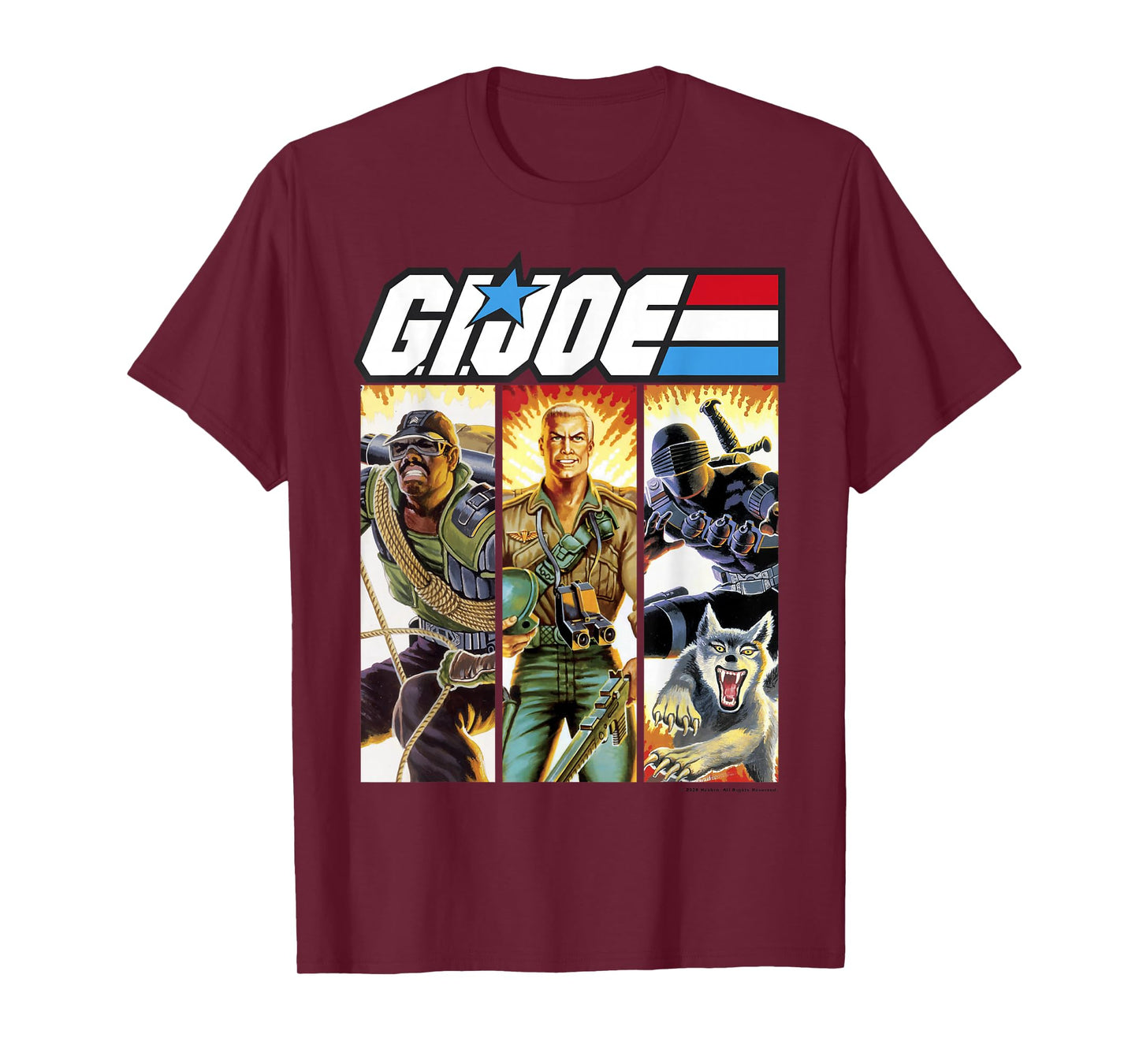 G.I. Joe Geared Up Action Shot Comic Panels T-Shirt