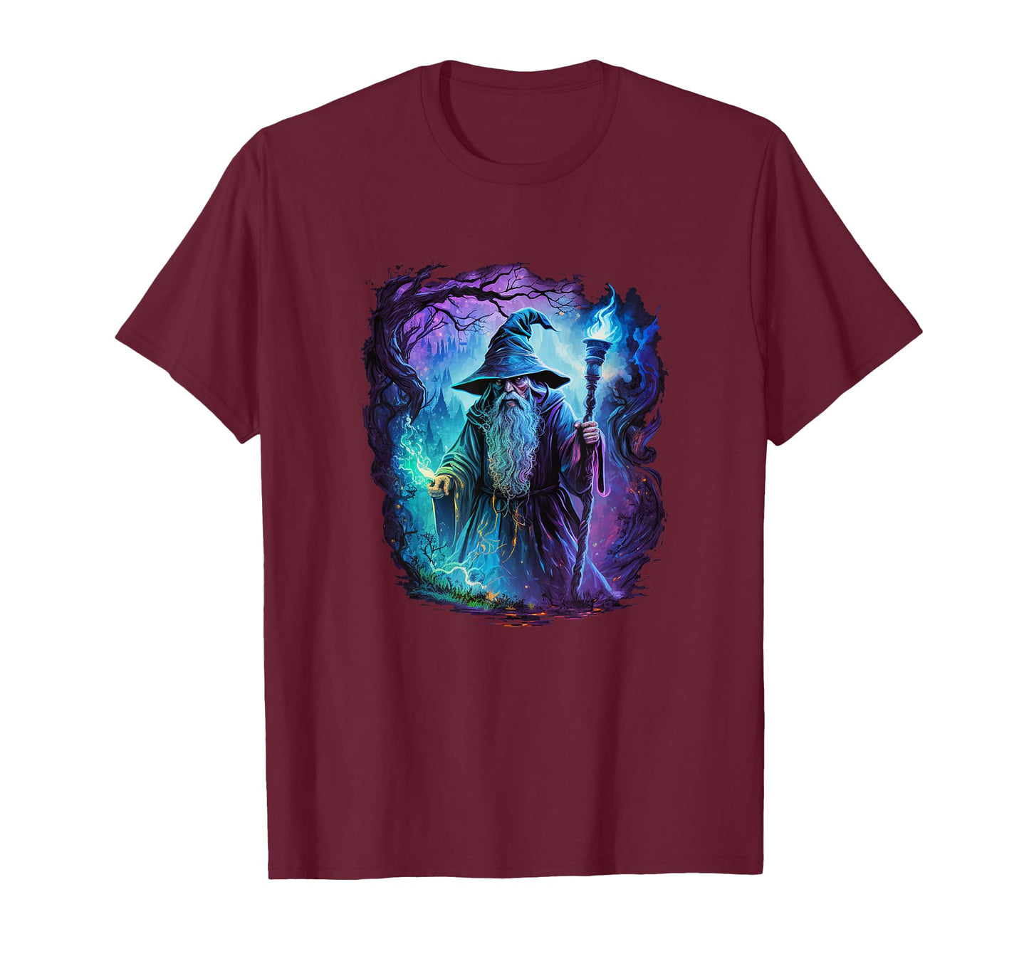 Retro Magical Wizard Fantasy T-Shirt