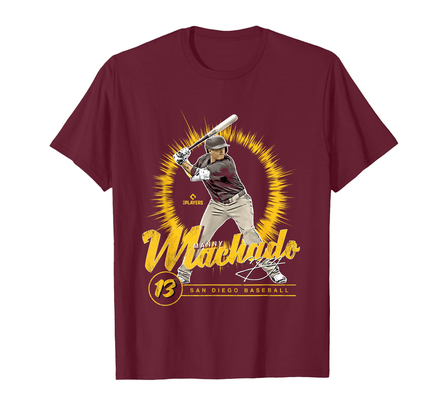 Manny Machado | San Diego MLB Baseball Players| MLBMMA305N T-Shirt