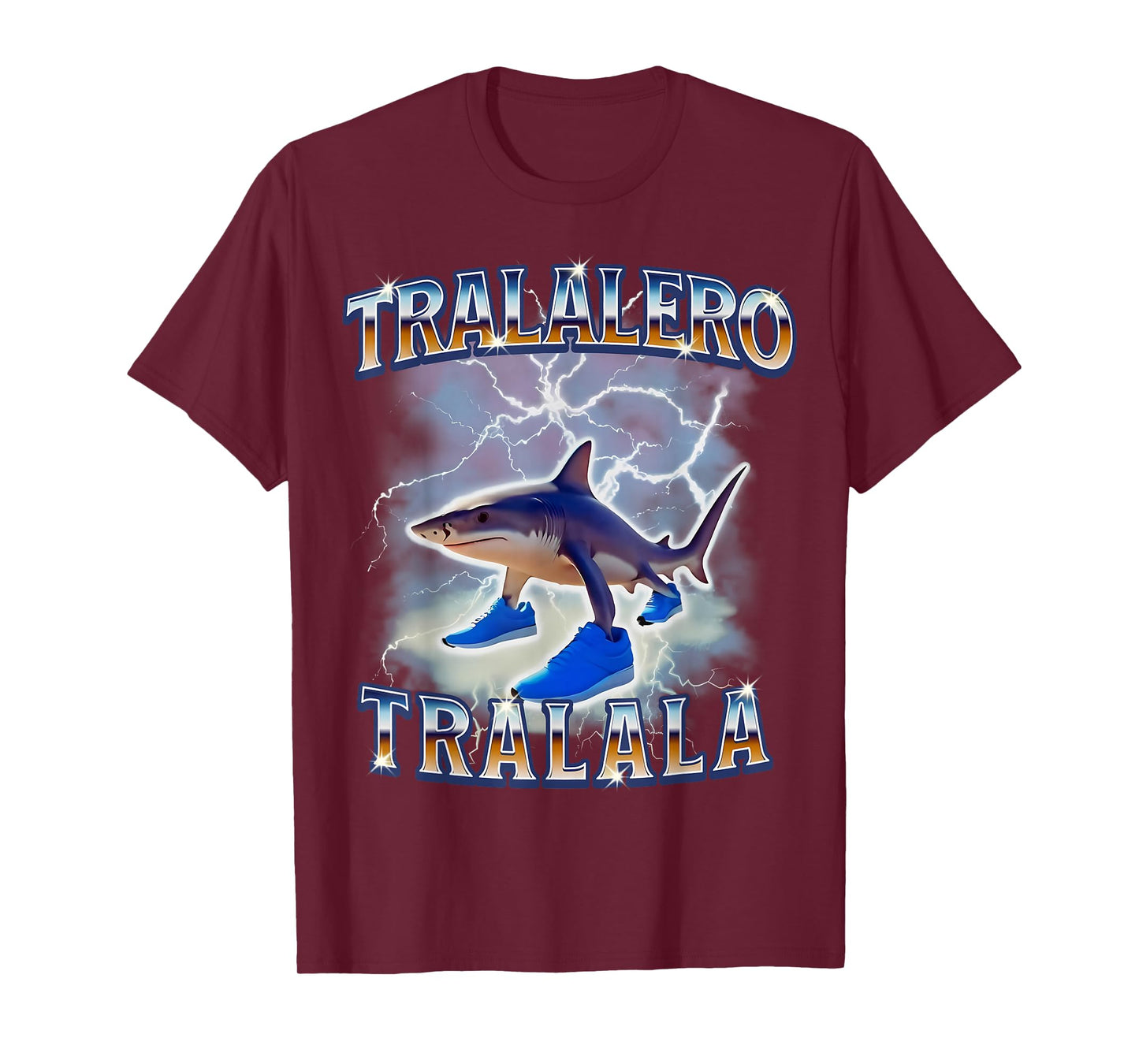Tralalero Tralala Funny Shark Meme Bootleg T-Shirt