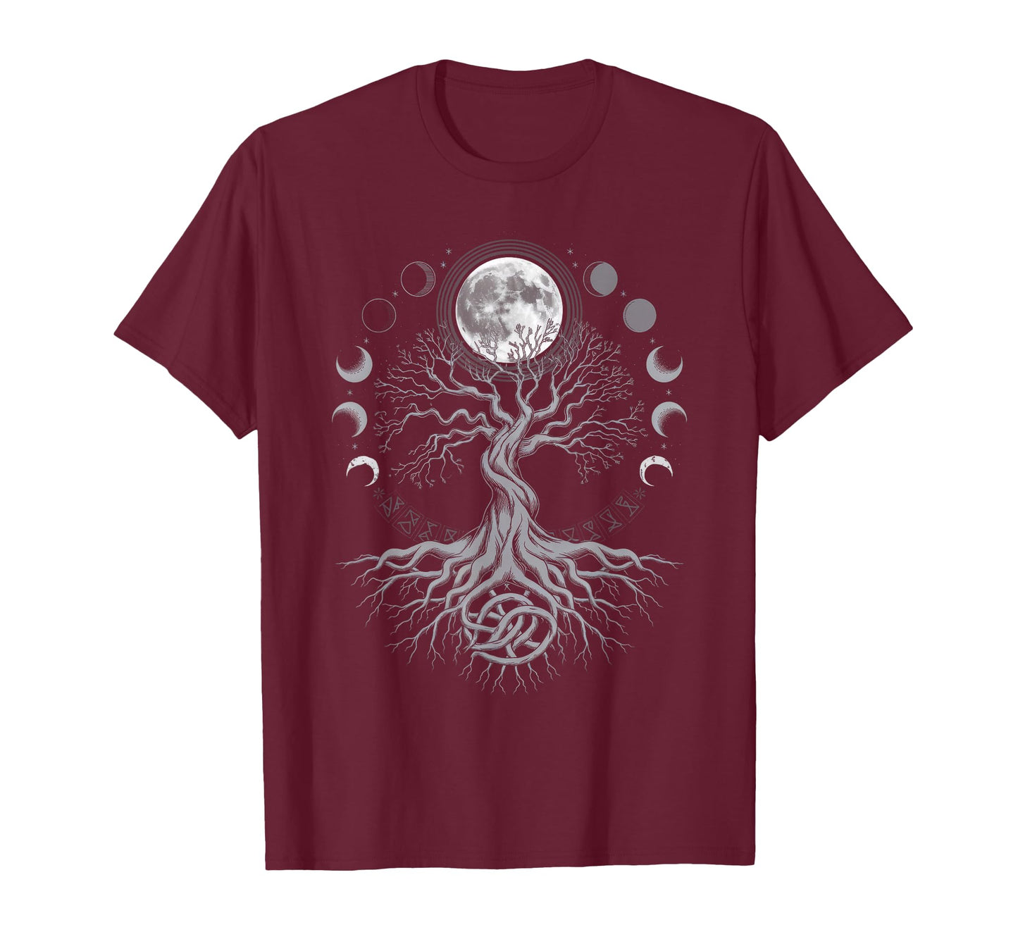 Yggdrasil Norse Tree Life Phases Viking T-Shirt