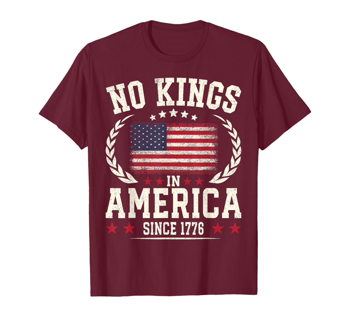 No Kings In America 1776 Save Democracy United States T-Shirt