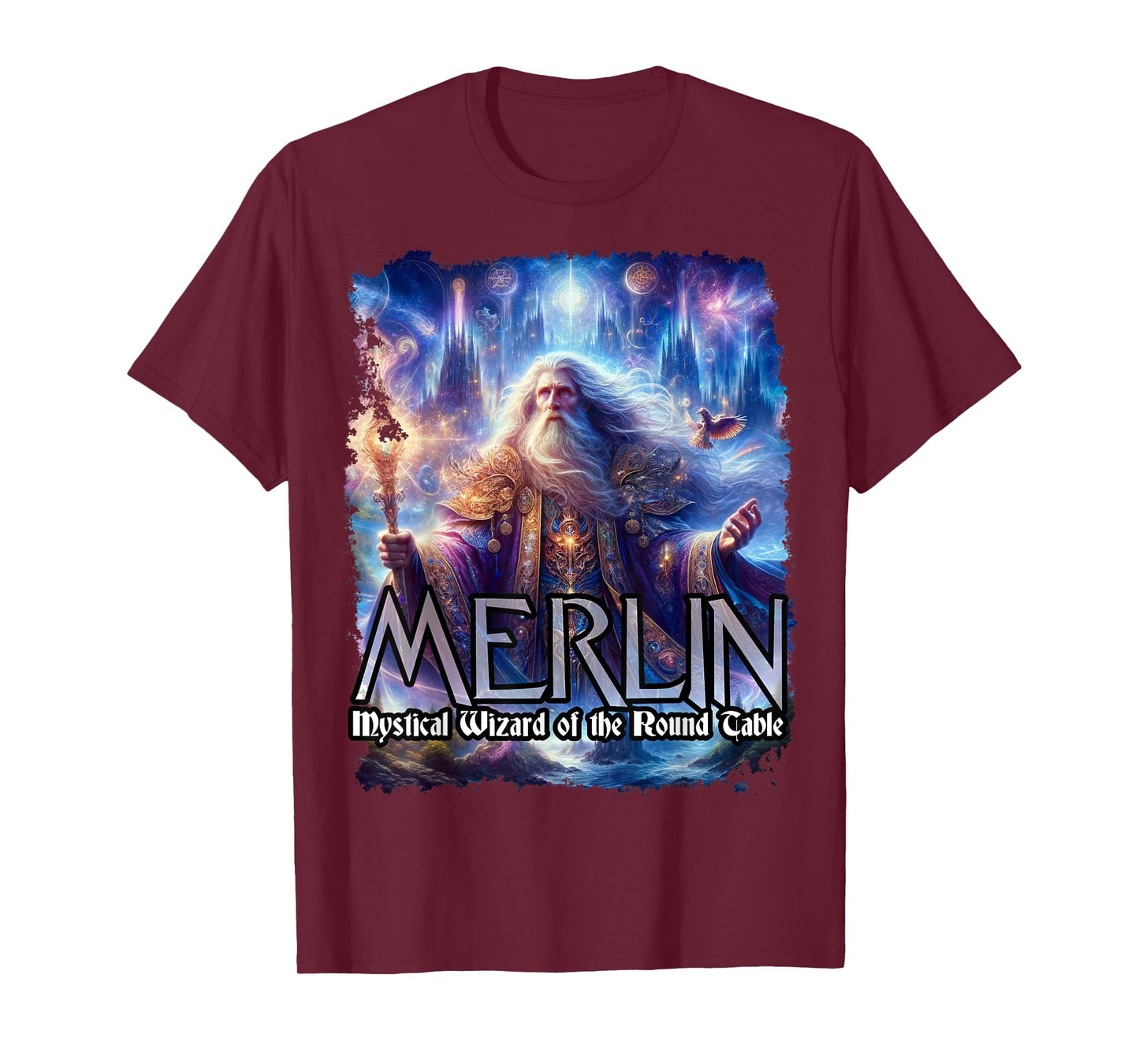 Merlin Wizard of the Round Table Magician T-Shirt