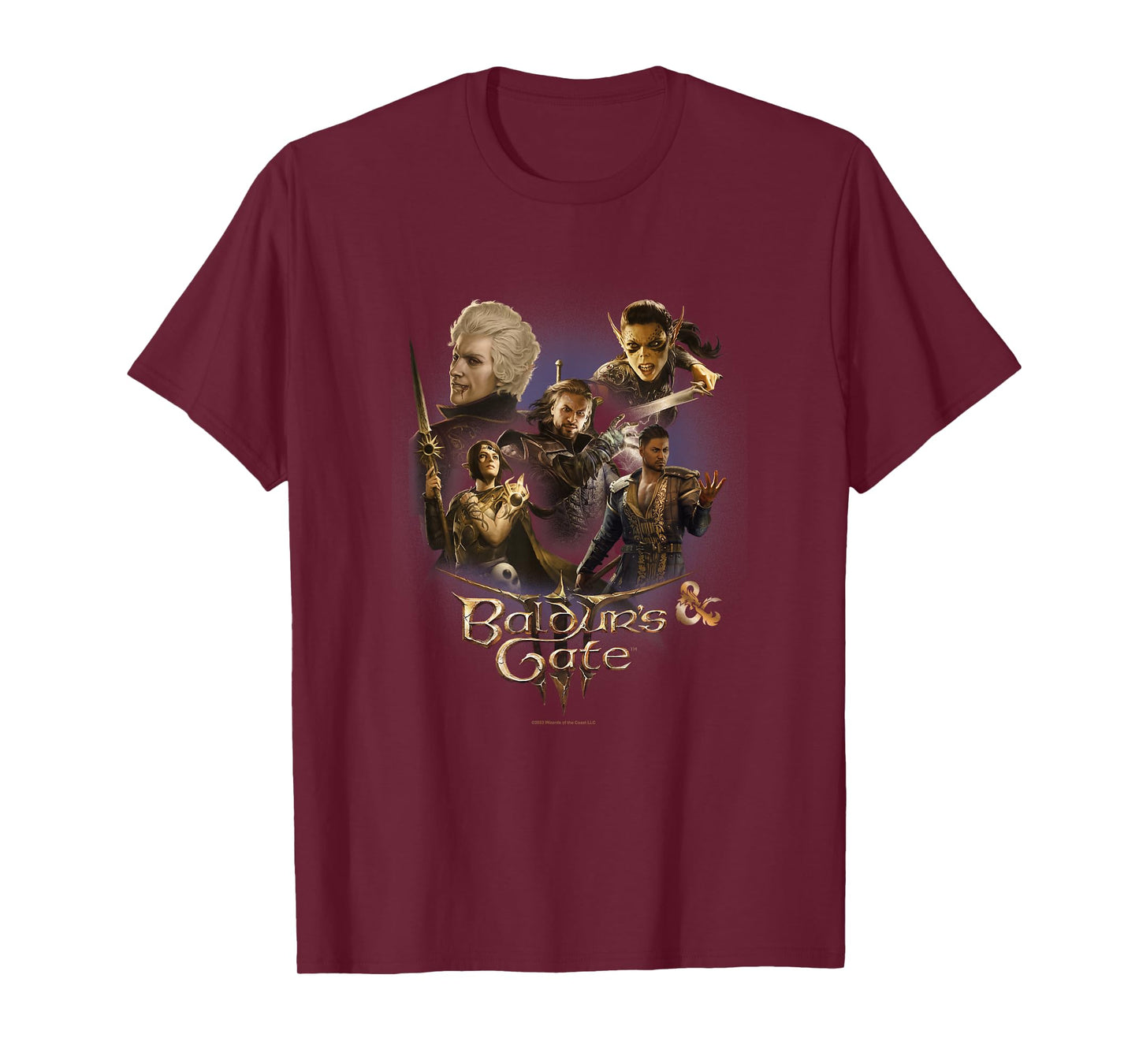 Dungeons & Dragons Baldur's Gate III Companions Group T-Shirt