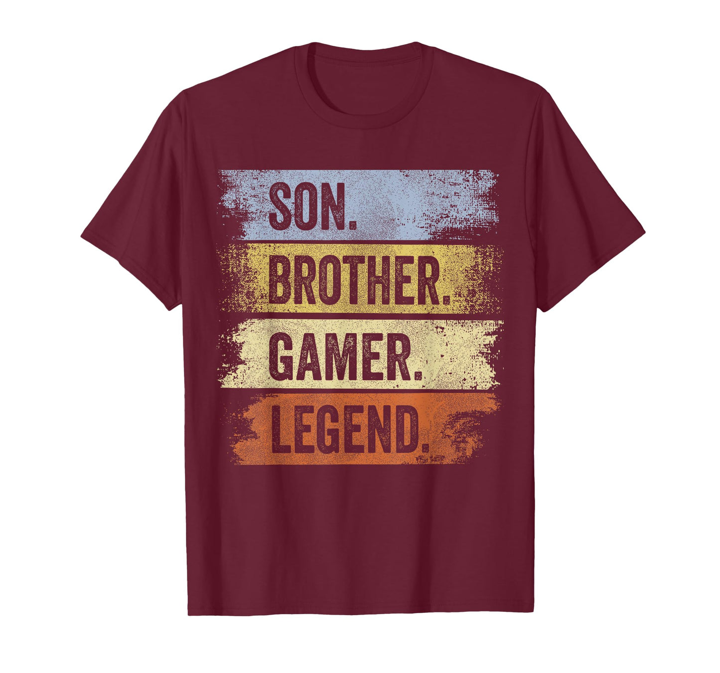 Son Brother Gamer Legend Gaming Gifts For Boys Funny Gamer T-Shirt