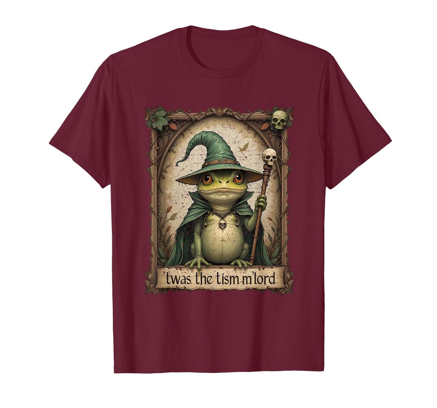 TWAS The Tism M Lord Funny Meme History Knight Frog T-Shirt