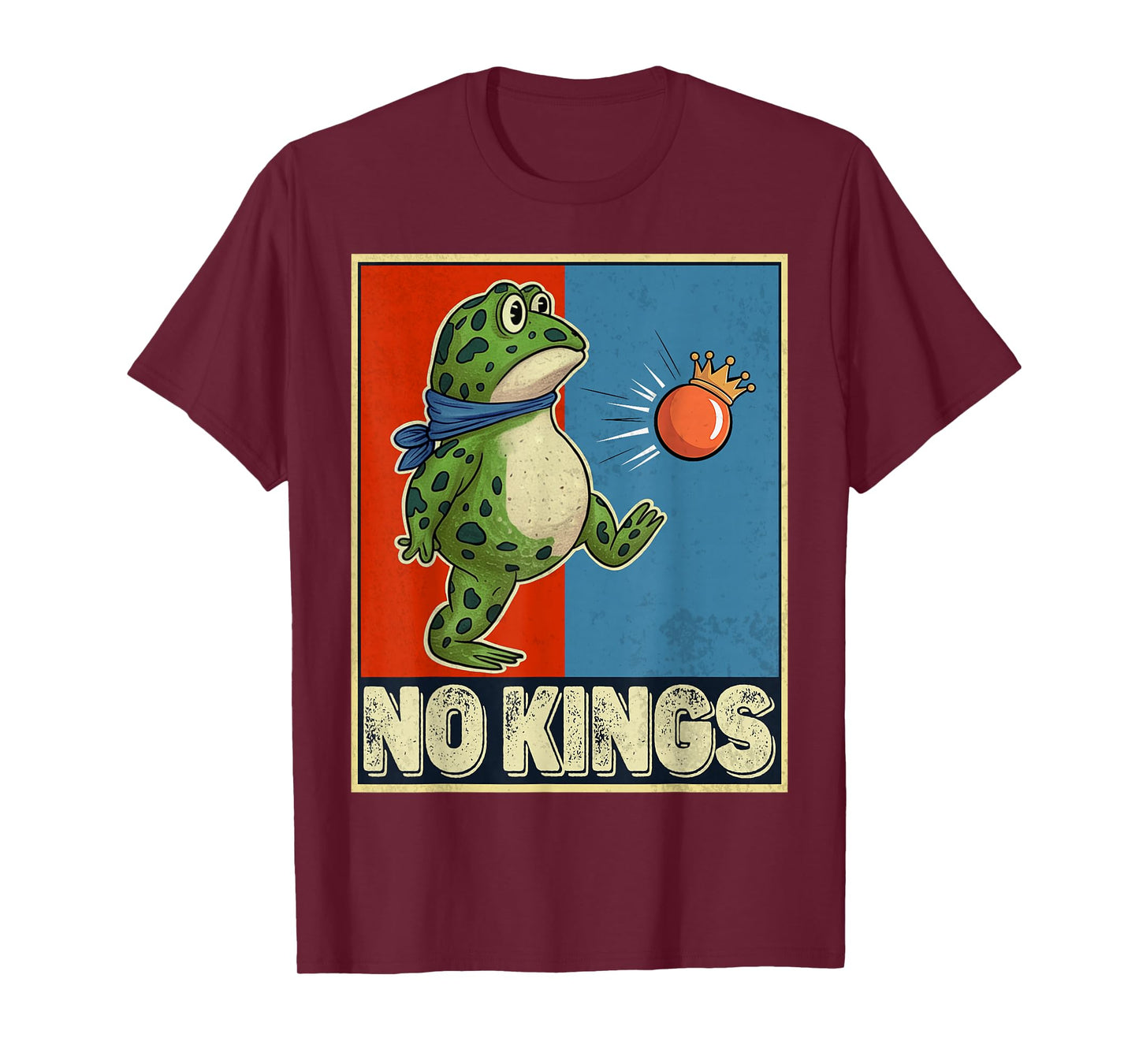 Portland Frog Protest for Men and Women No Kings T-Shirt