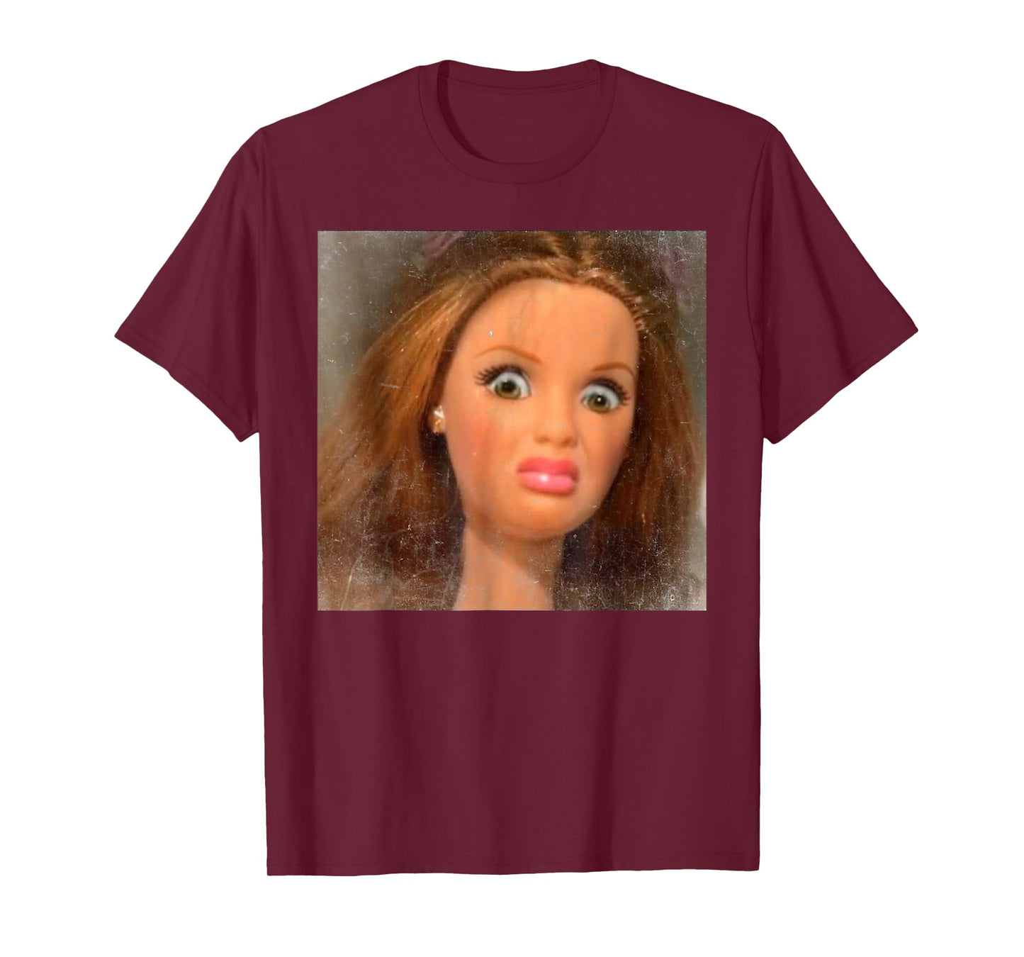 Funny Disgusting Doll face Meme T-Shirt