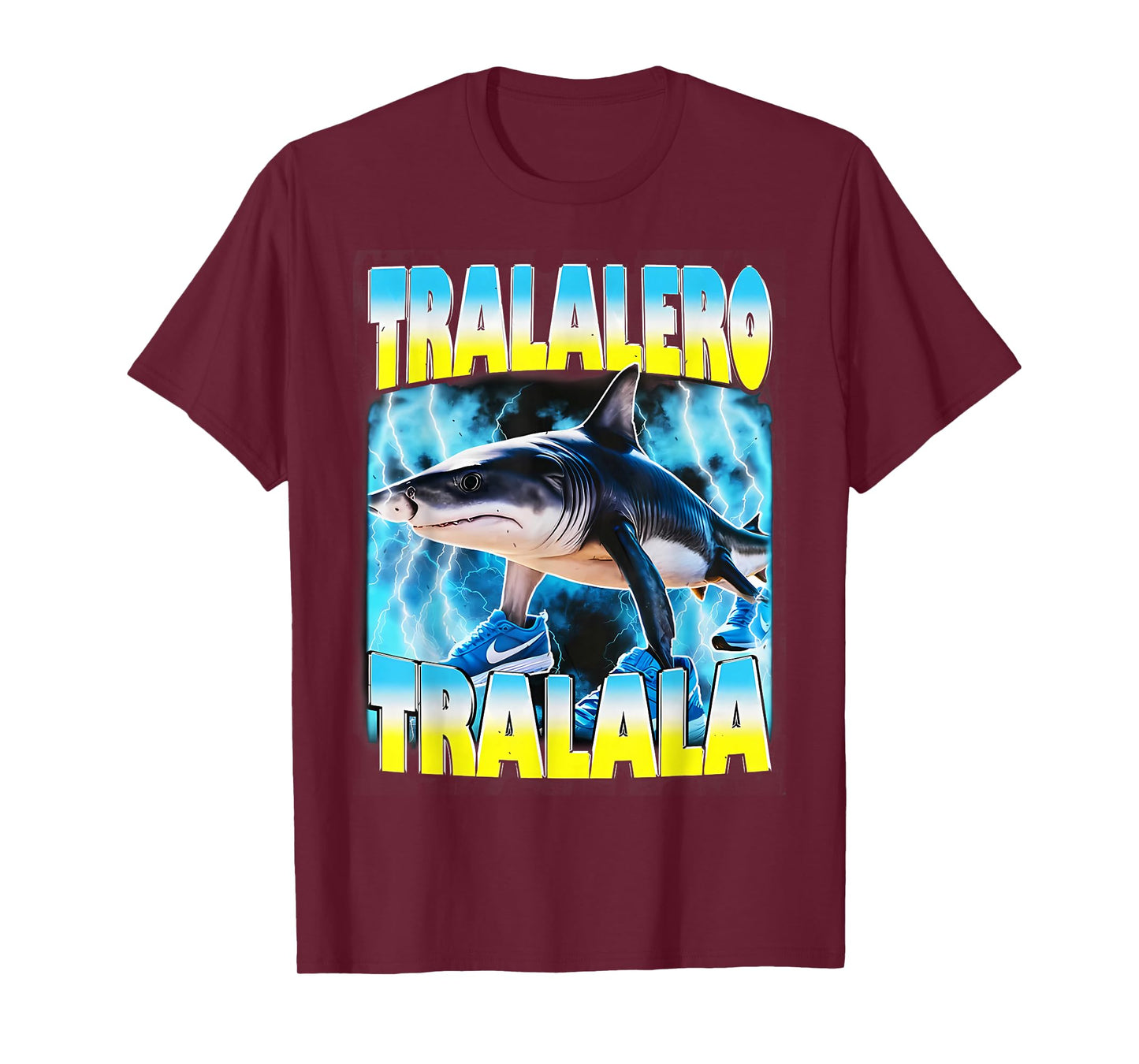 Tralalero Tralala Shark Meme Italian Brainrot Women Men Kids T-Shirt