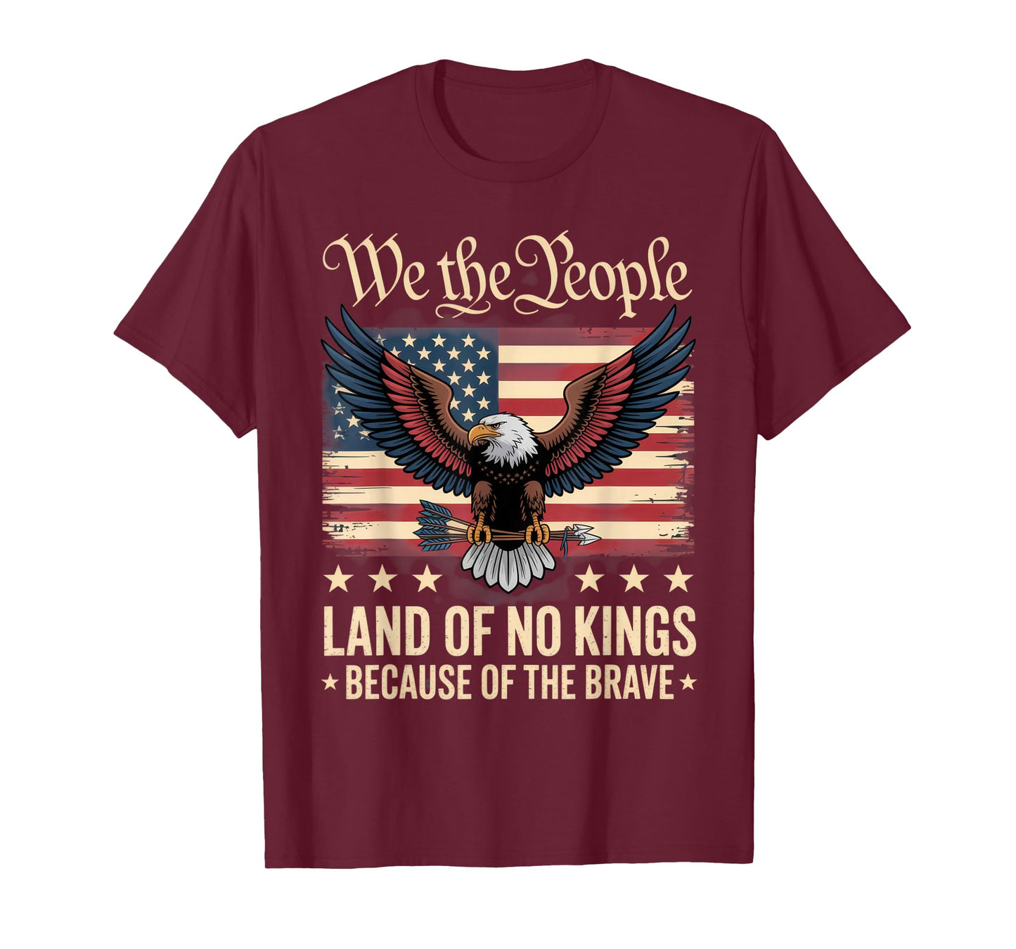 We The People Patriotic Spirit Proud American Independence T-Shirt