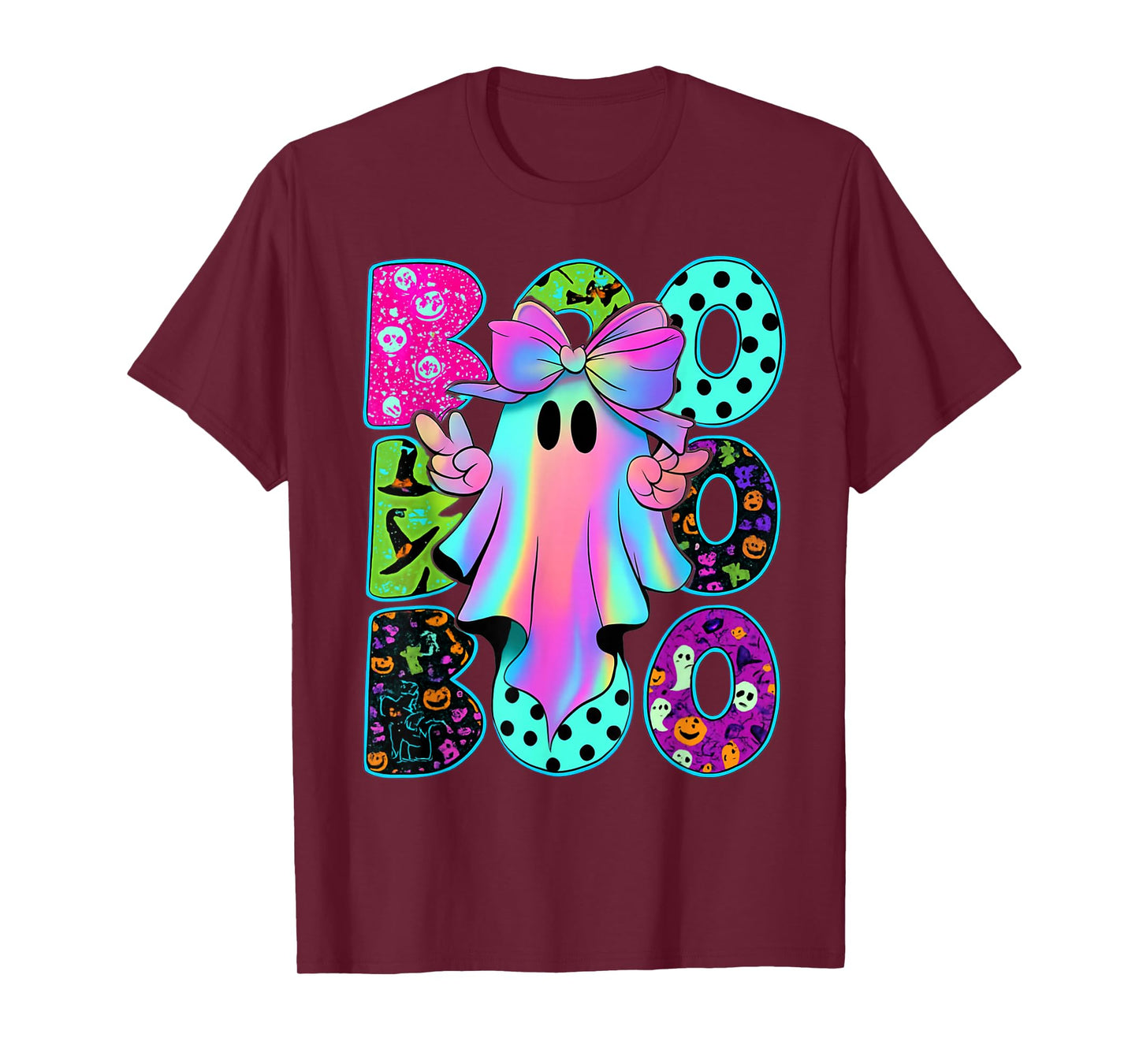 Cute Pastel Halloween Ghost Boo for Everyone in Spooky T-Shirt