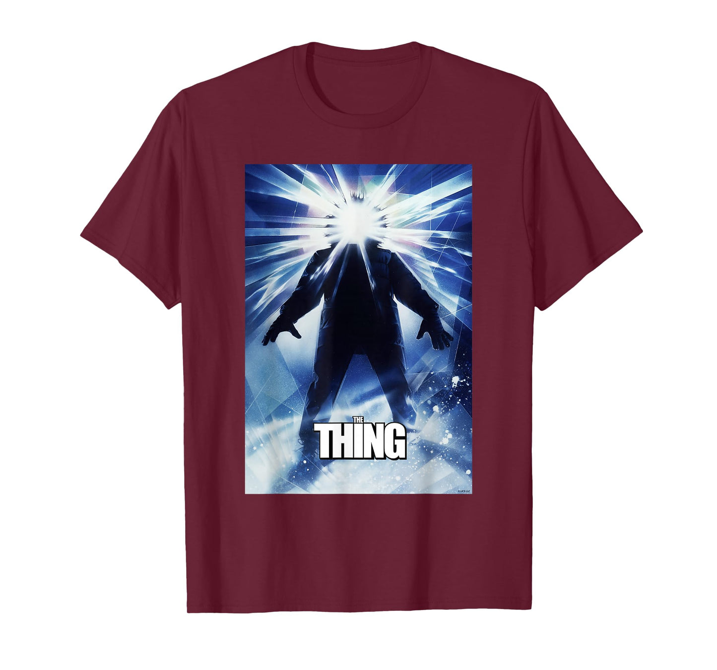 The Thing Glowing Silhouette Movie Poster T-Shirt