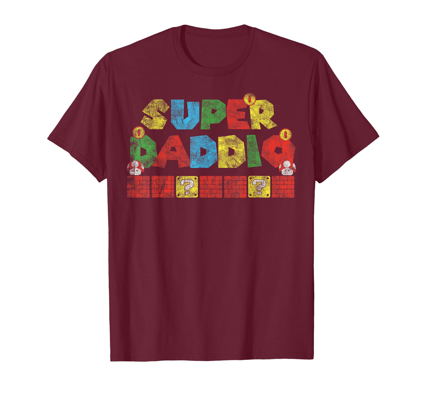 Super Daddio Retro Gamer Dad Style T-Shirt