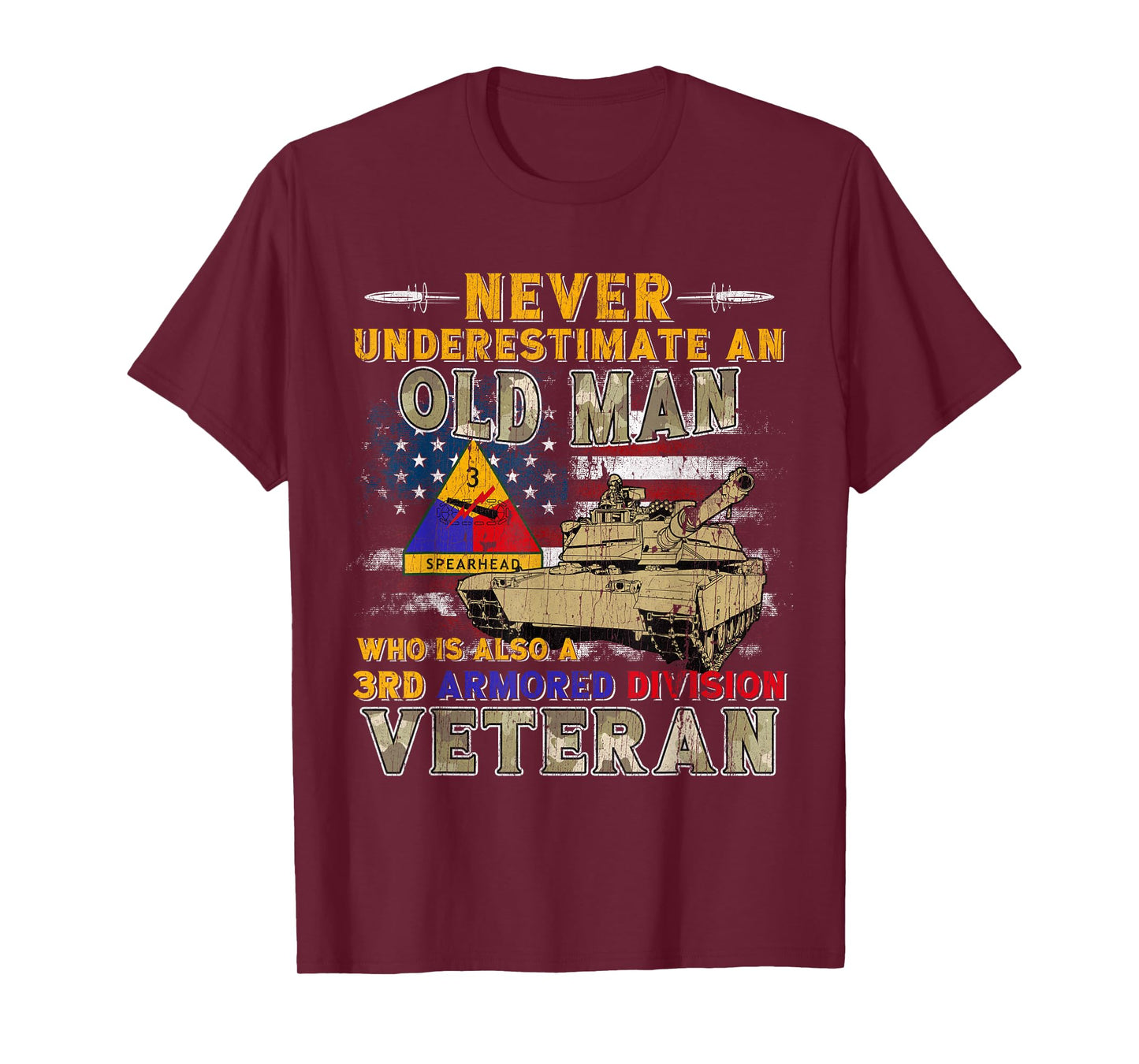 3rd Armored Division Veteran 3AD Germany Vintage Tee Gift T-Shirt
