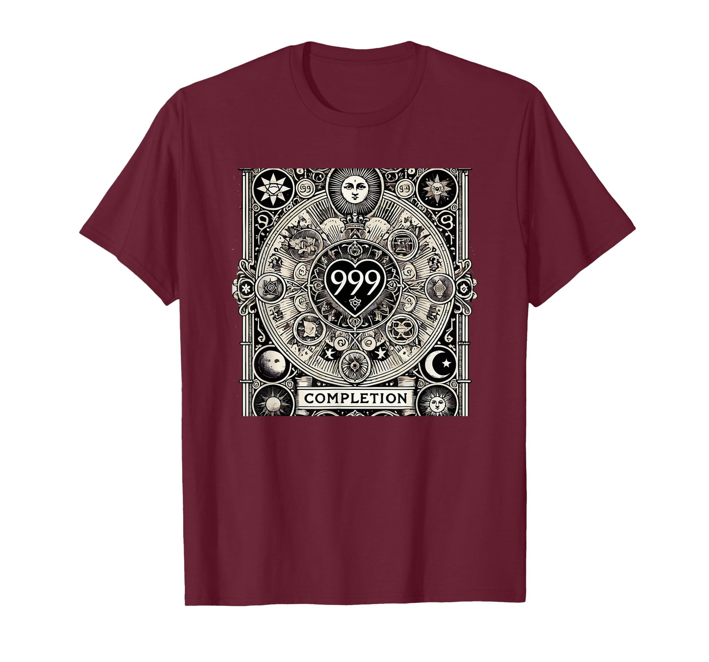 Angel Number 999 Completion Numerology T-Shirt