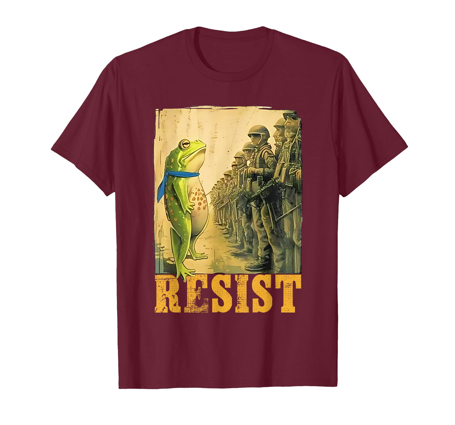 Portland Frog Resist Funny Protest No Kings Abolish Ice T-Shirt