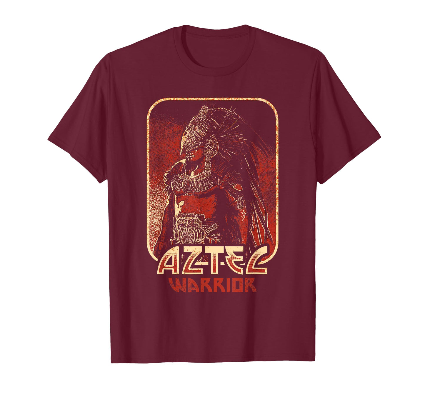 Aztec Warrior King Mexico Native Aztec Art Mayan T-Shirt
