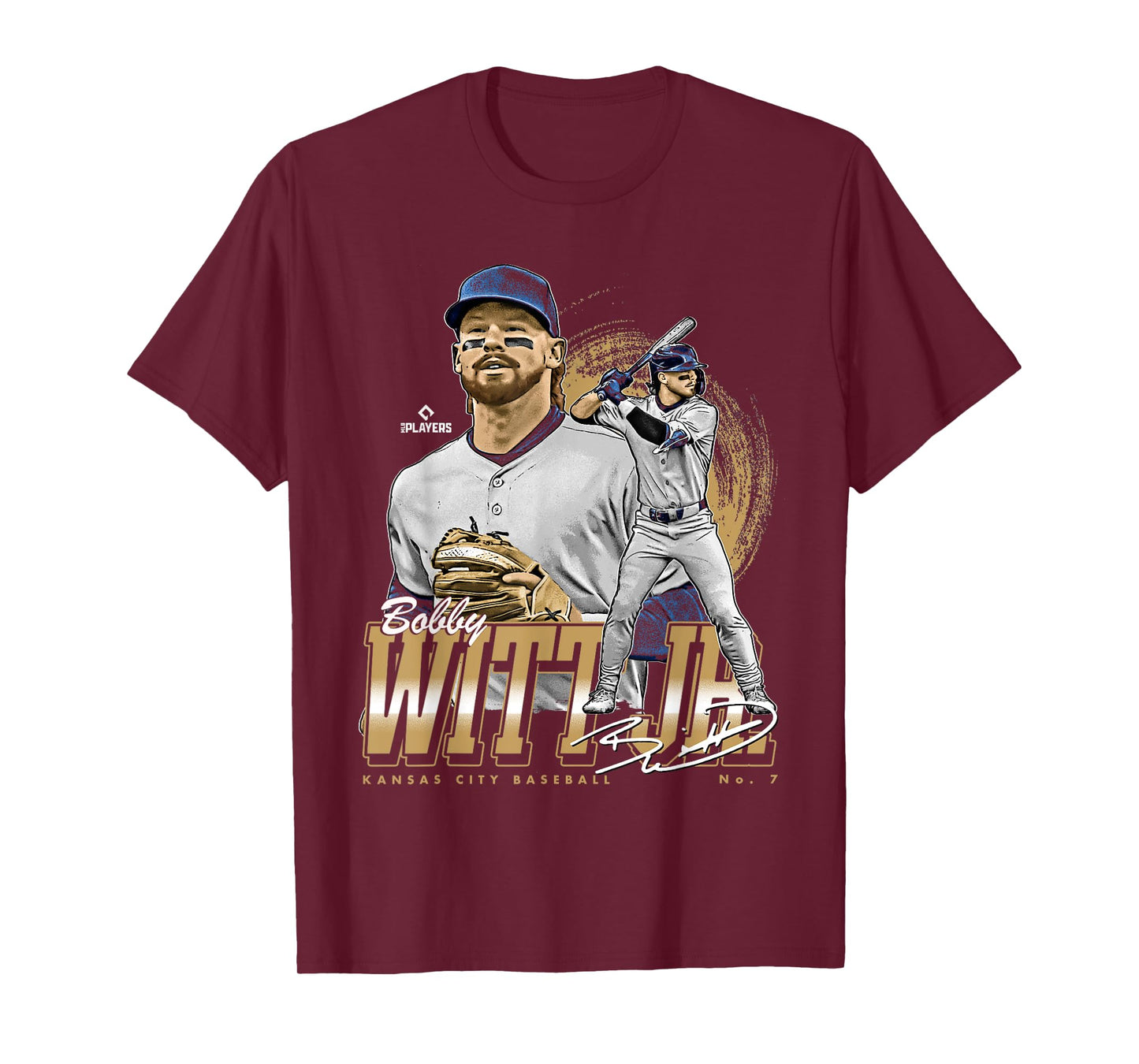 Bobby WITT Jr. | Kansas City MLB Baseball Player| MLBBWI302N T-Shirt