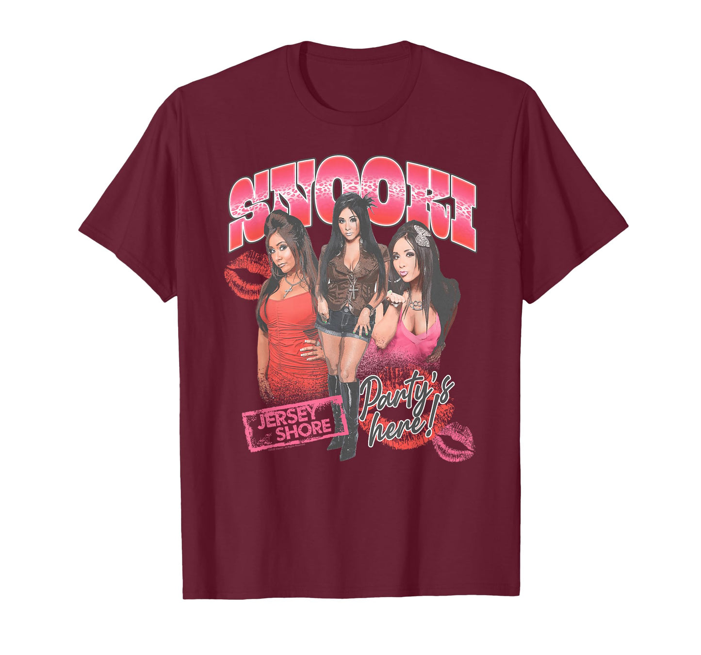 Jersey Shore Snooki Kisses Vintage Reality TV Show T-Shirt