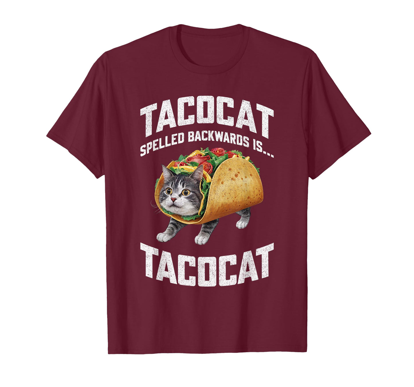Tacocat Spelled Backward Is Tacocat Shirt Taco Cat Lover T-Shirt