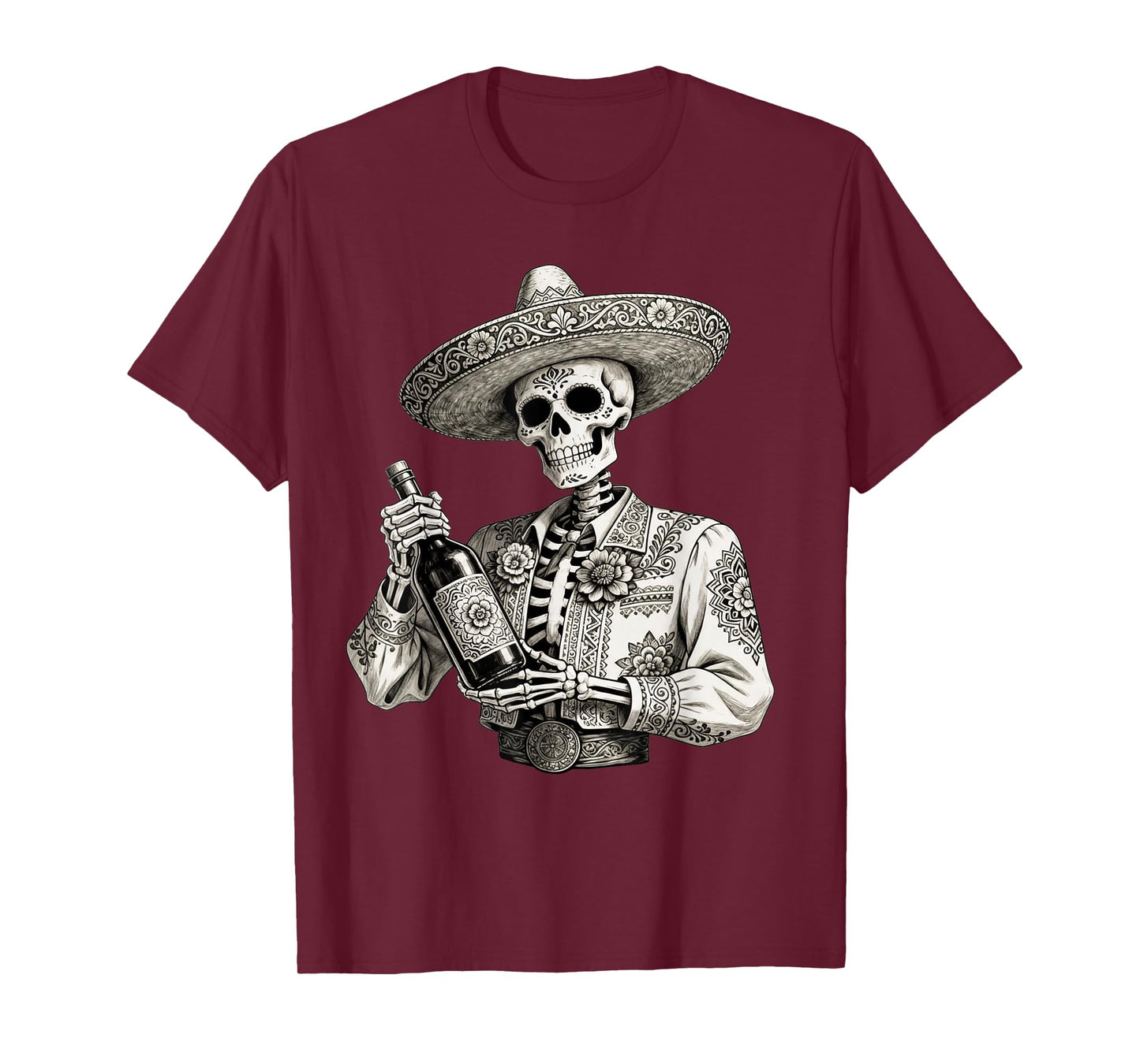 Dia De Los Muertos Costume Day of The Dead Sugar Skull T-Shirt