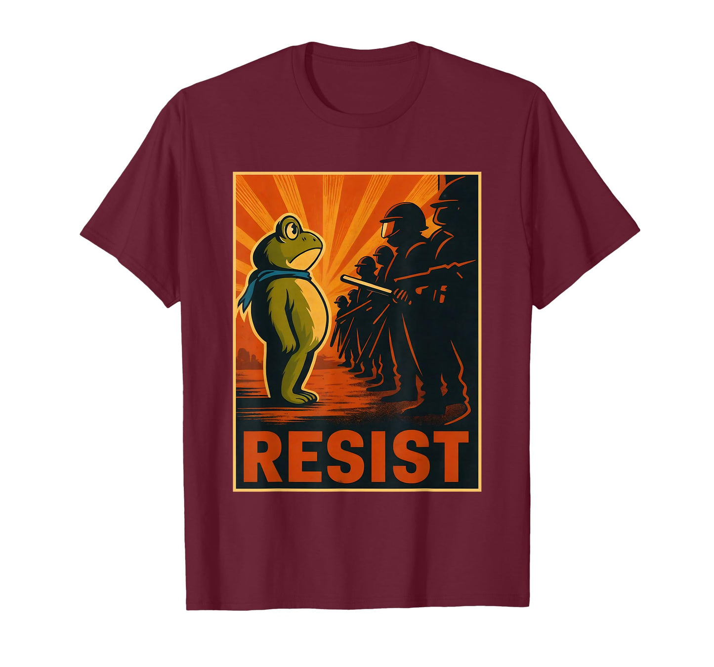 Frog Resist Portland Frog Protest - Portland Frog Activist T-Shirt