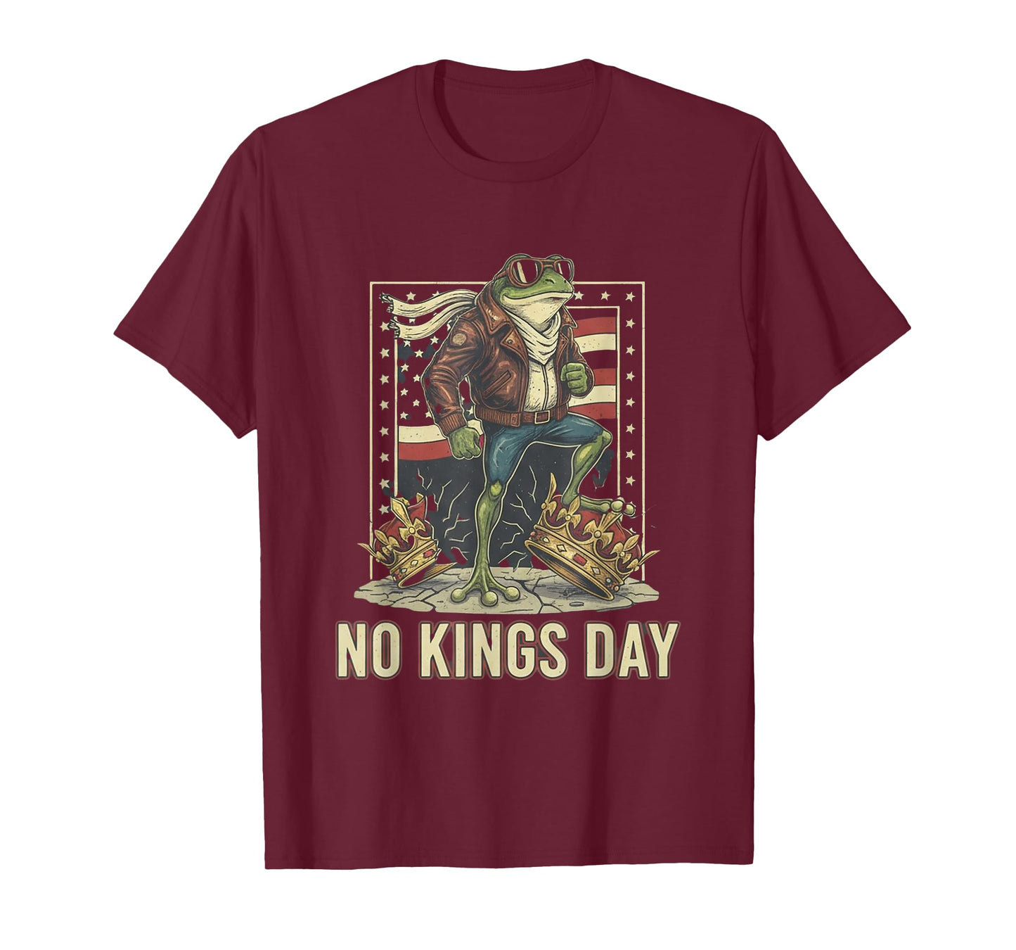 No Kings Day Portland Shirt Frog Protest T-Shirt