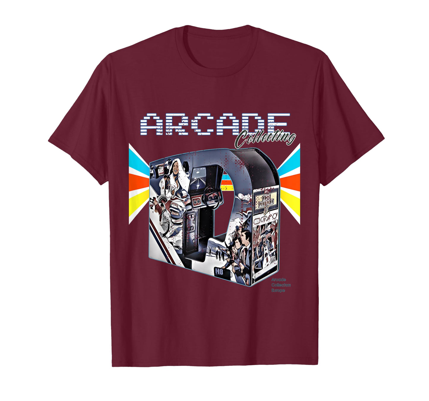 Arcade cabinet machine 1970 1980 1990 Video Game Collection T-Shirt