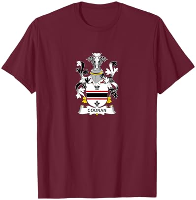 Coonan Coat of Arms - Family Crest T-Shirt - T-Shirt | Maroon