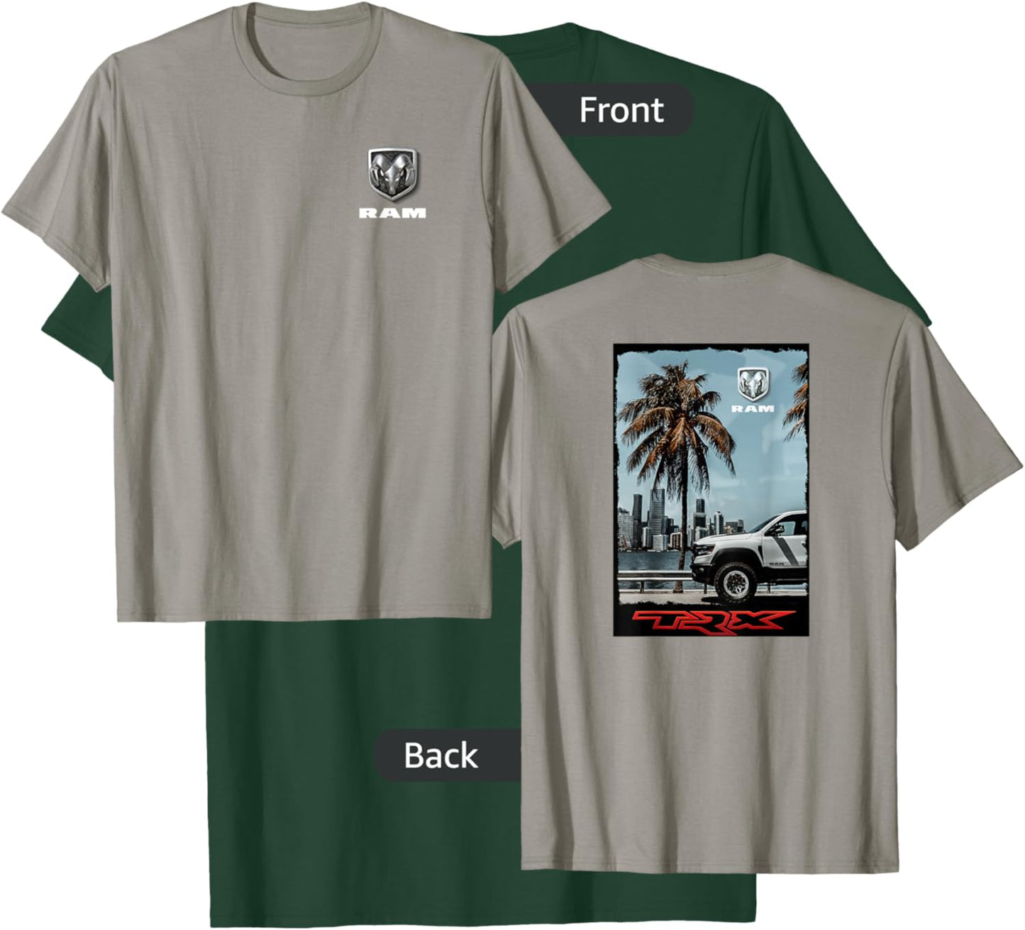 RAM Trucks TRX Palm T-Shirt - T-Shirt | Forest
