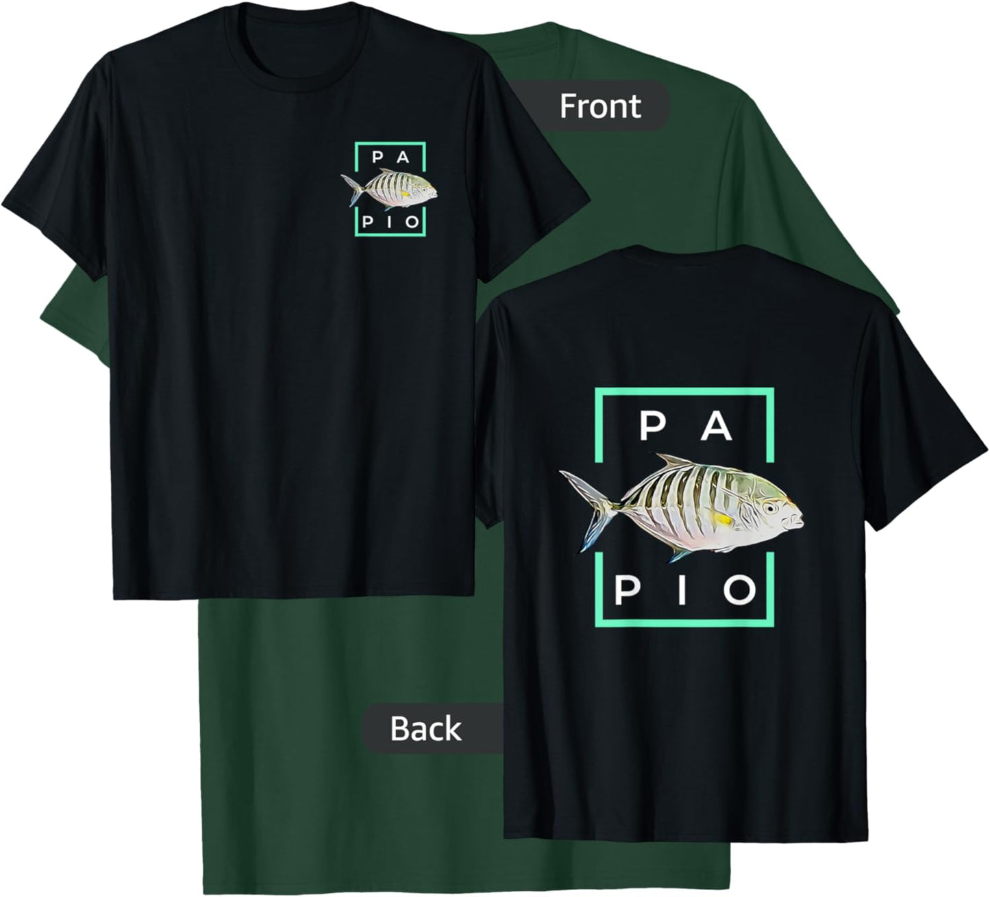 Hawaii Papio Fish T-Shirt - T-Shirt | Forest