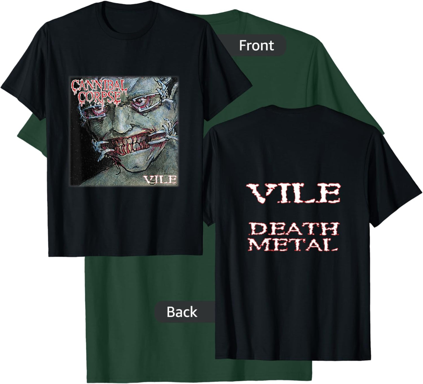 Cannibal Corpse - Official Merchandise - Vile T-Shirt - T-Shirt | Forest