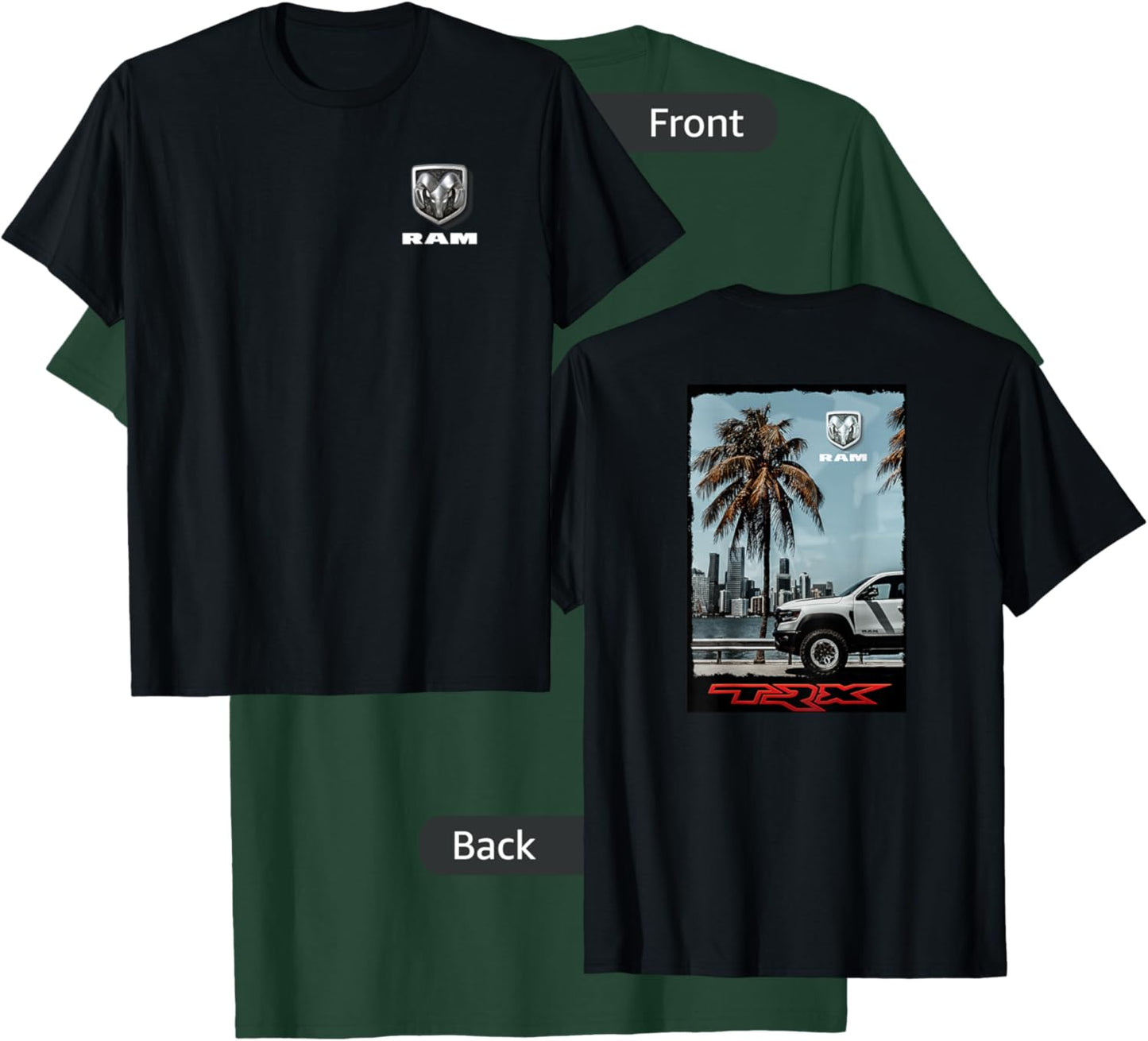 RAM Trucks TRX Palm T-Shirt - T-Shirt | Forest