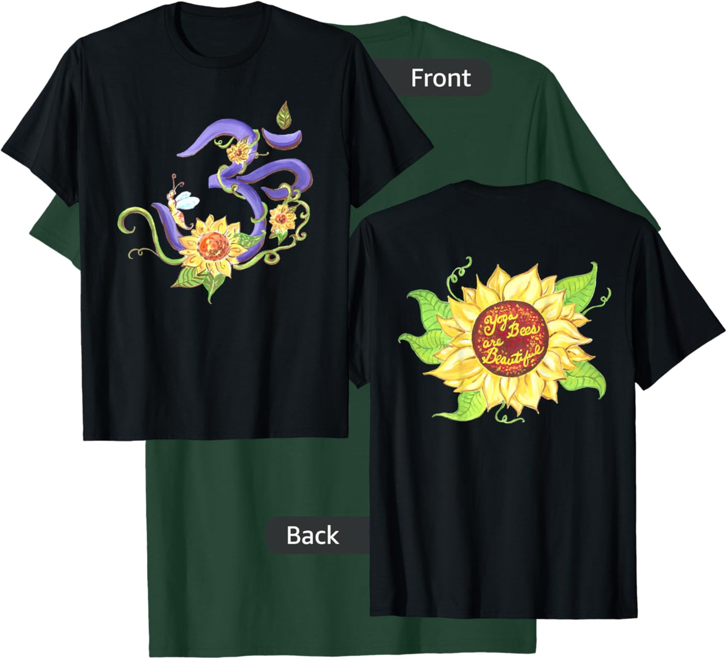 Sunflower Om T-Shirt - T-Shirt | Forest