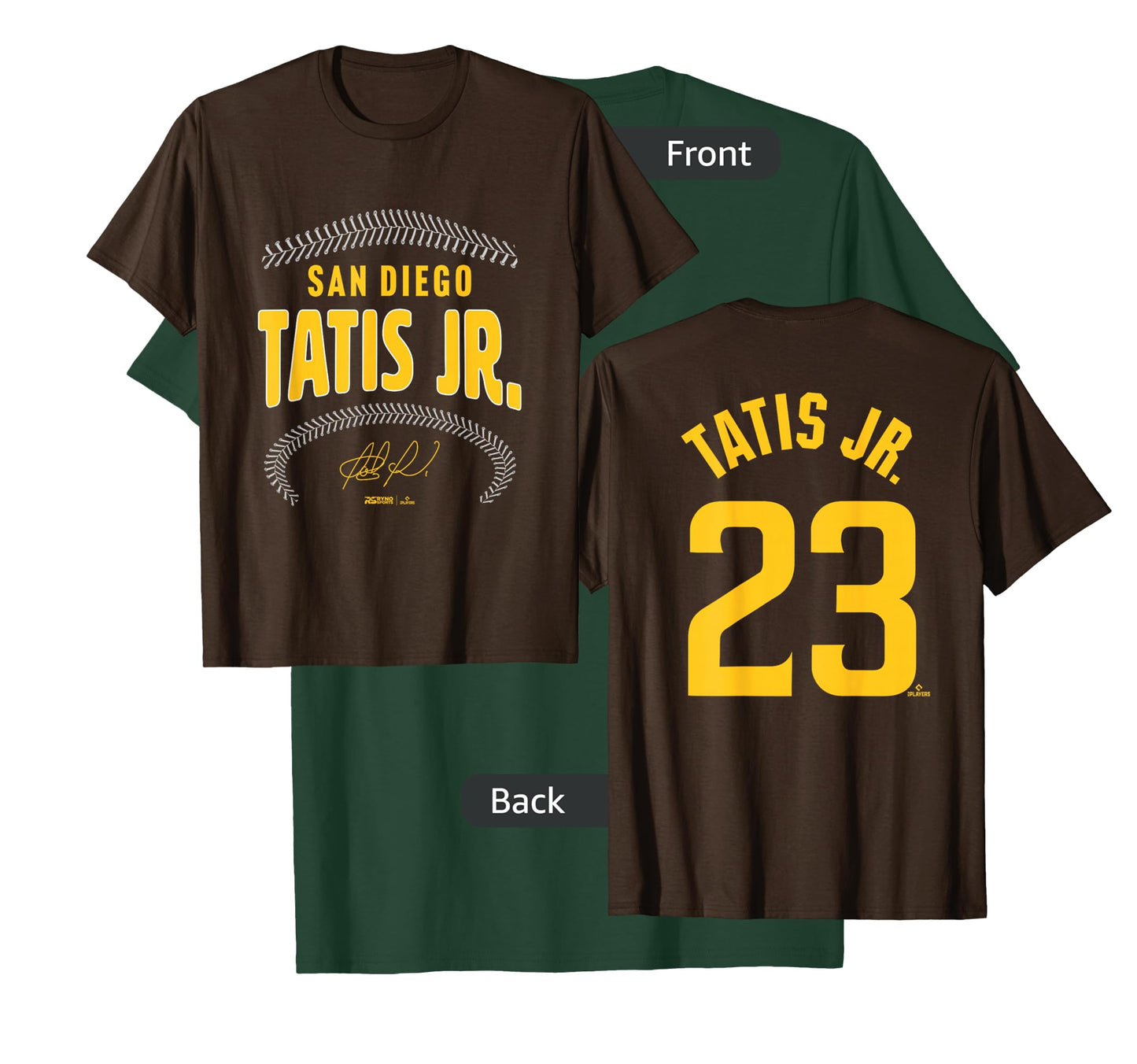 Fernando Tatis Jr. San Diego Name & Number (Front & Back) T-Shirt