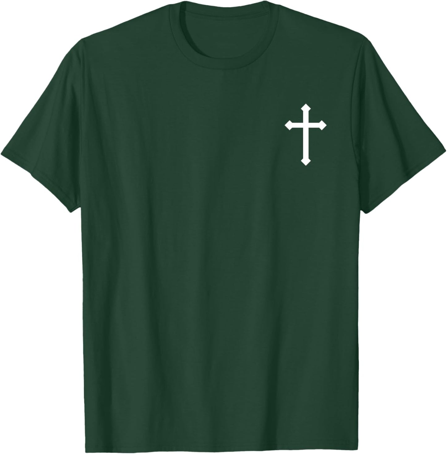 Cross Pocket Graphic Print for Christians T-Shirt - T-Shirt | Forest