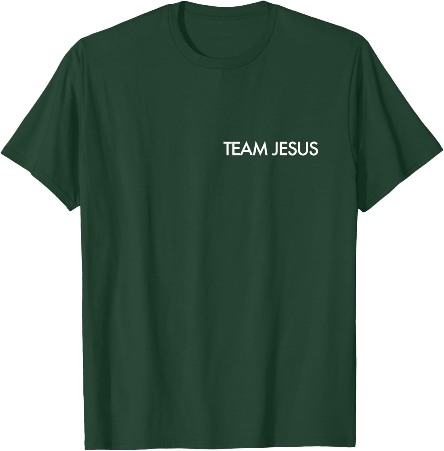 Team Jesus Pain and Gain Church Religion Go Cross Faith T-Shirt - T-Shirt | Forest