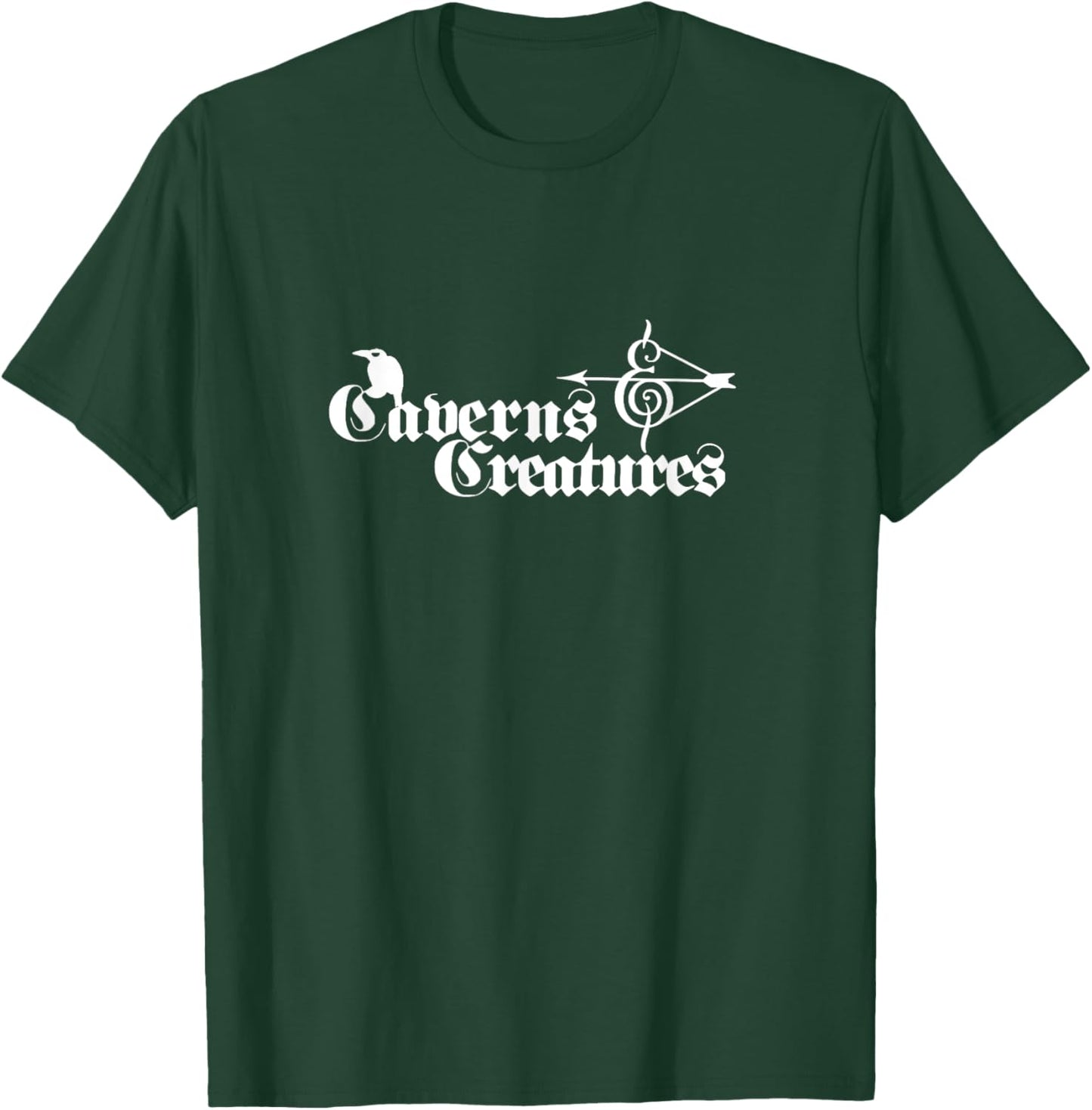 Caverns & Creatures Logo T-Shirt - T-Shirt | Forest