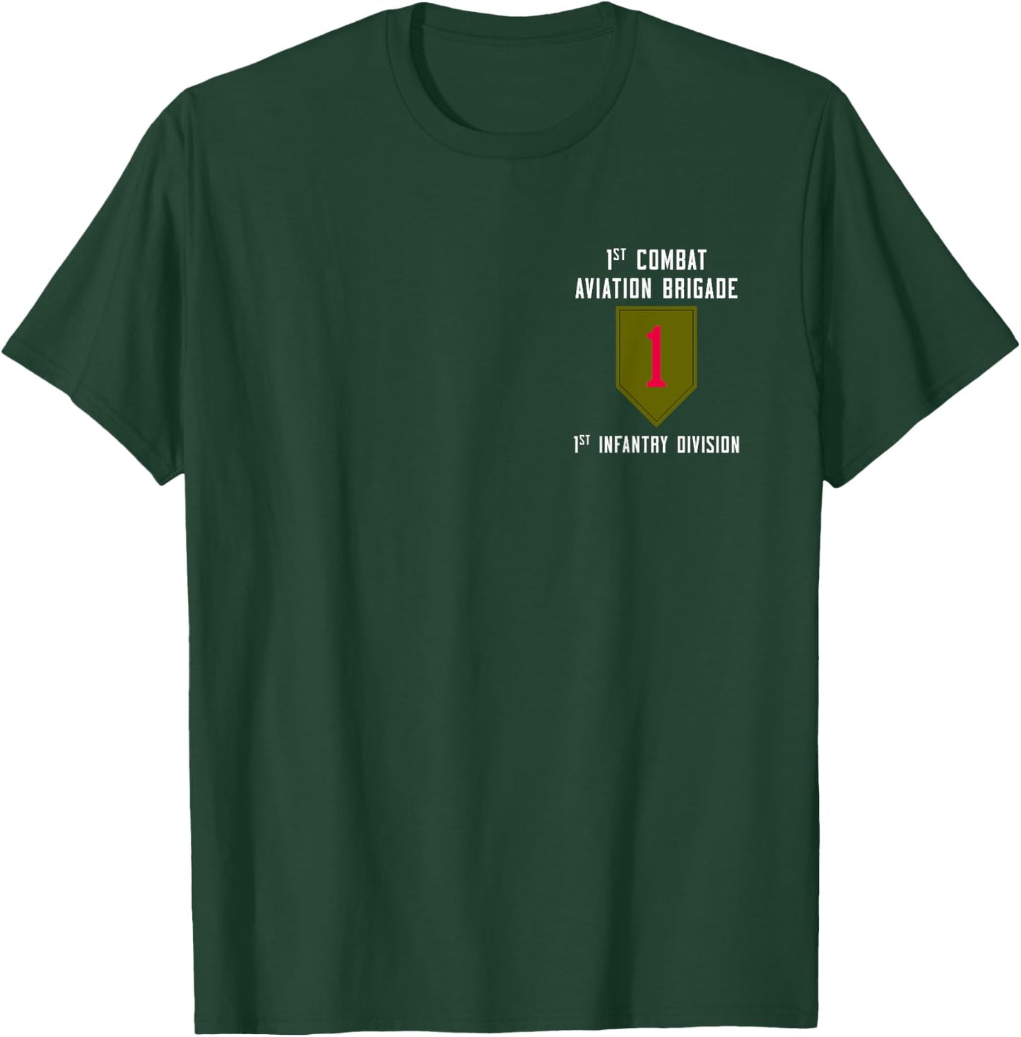 1st Combat Aviation Brigade 1CAB 1st Infantry Division T-Shirt - T-Shirt | Forest