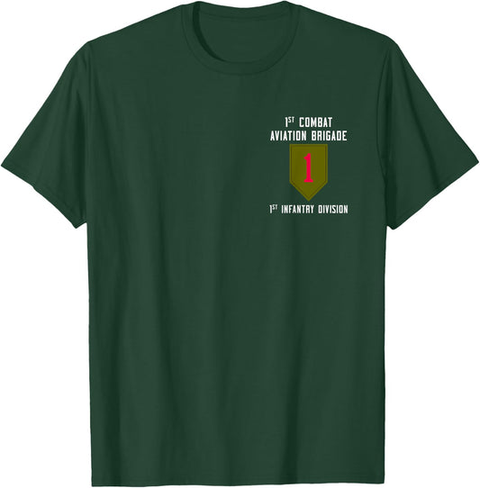 1st Combat Aviation Brigade 1CAB 1st Infantry Division T-Shirt - T-Shirt | Forest