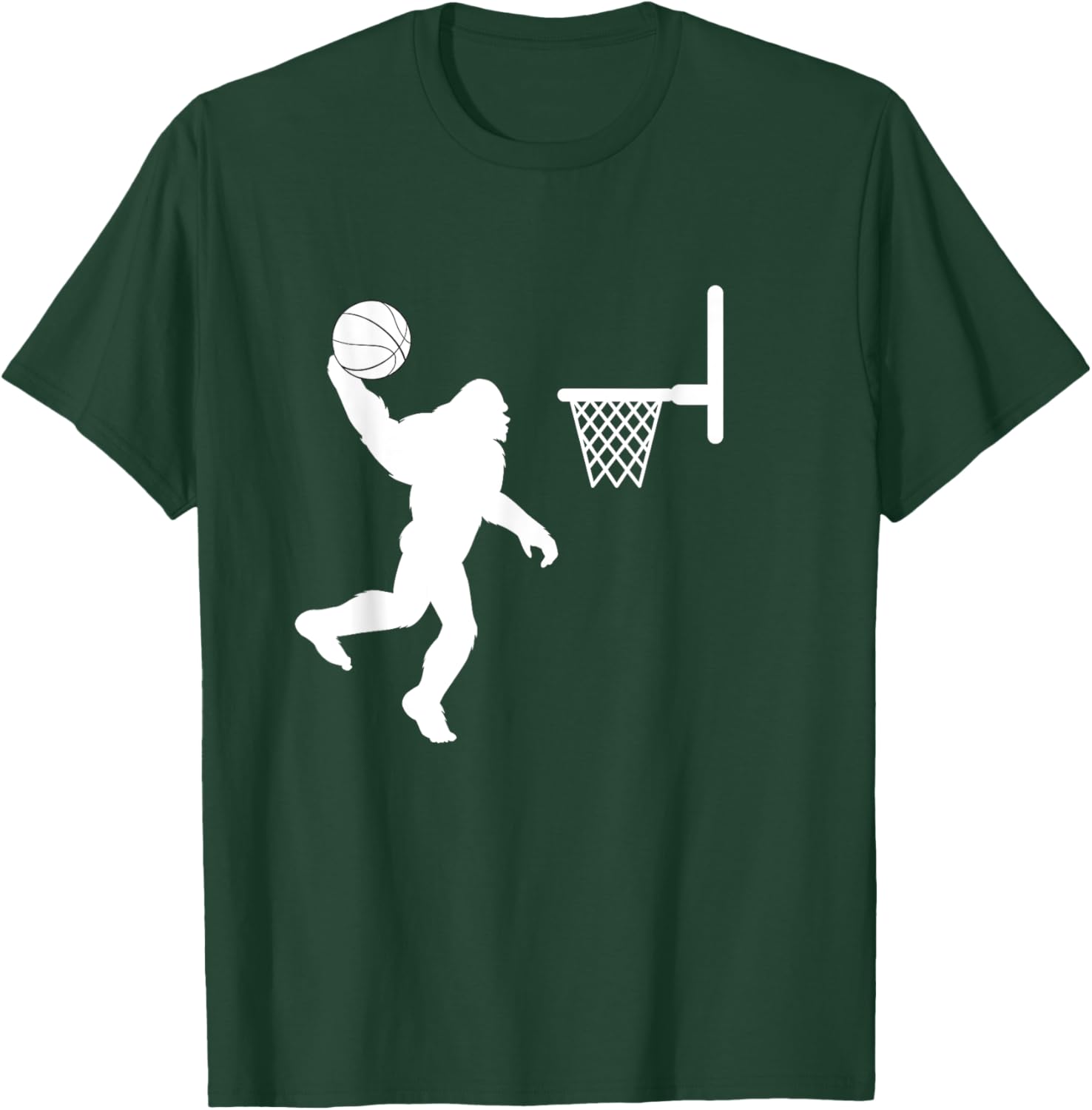 Bigfoot Basketball T-Shirt - T-Shirt | Forest