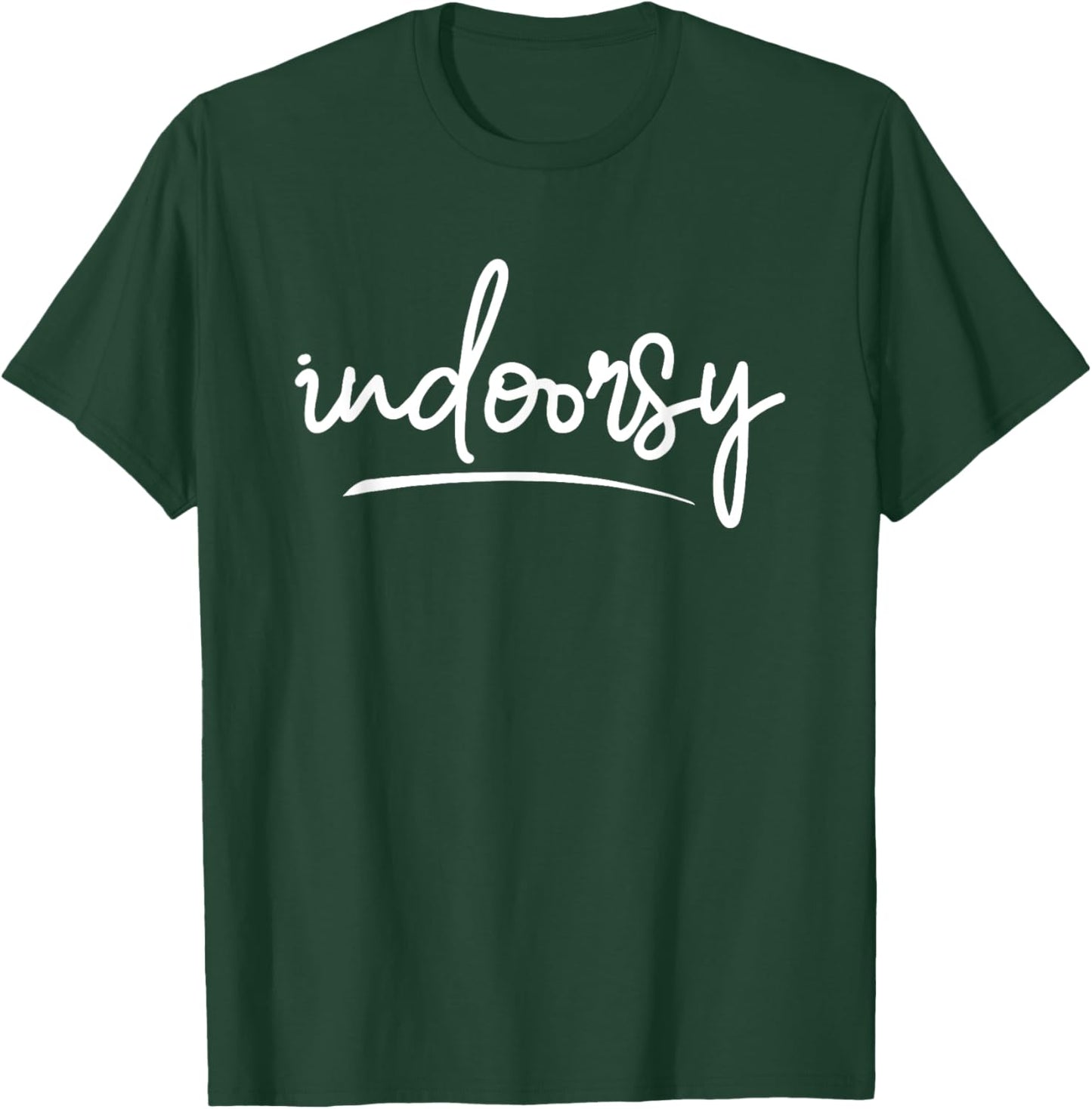 Indoorsy Home Introvert Life T-Shirt - T-Shirt | Forest