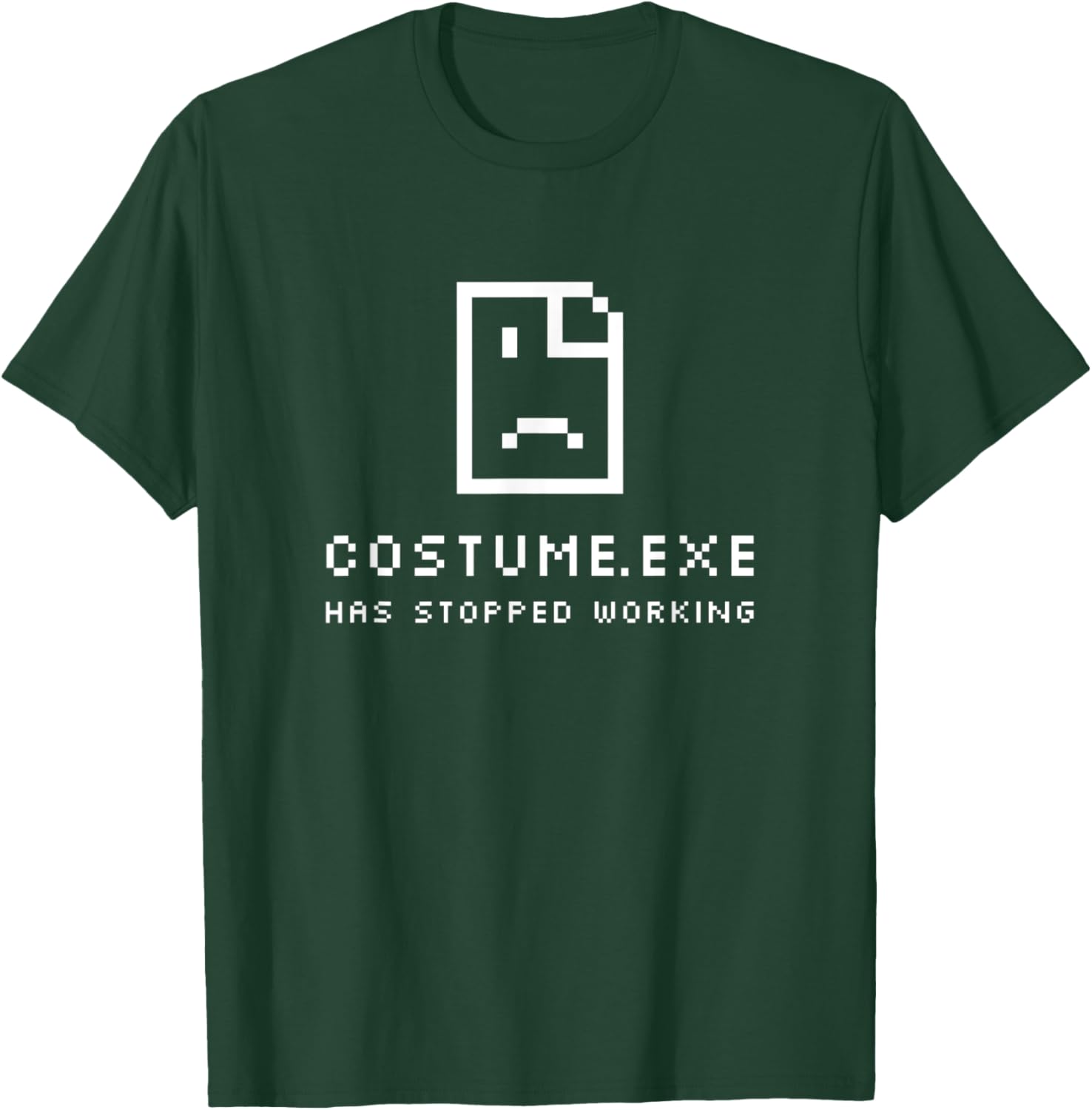 Costume.exe Has Stopped Working Crashed Halloween Costume T-Shirt - T-Shirt | Forest